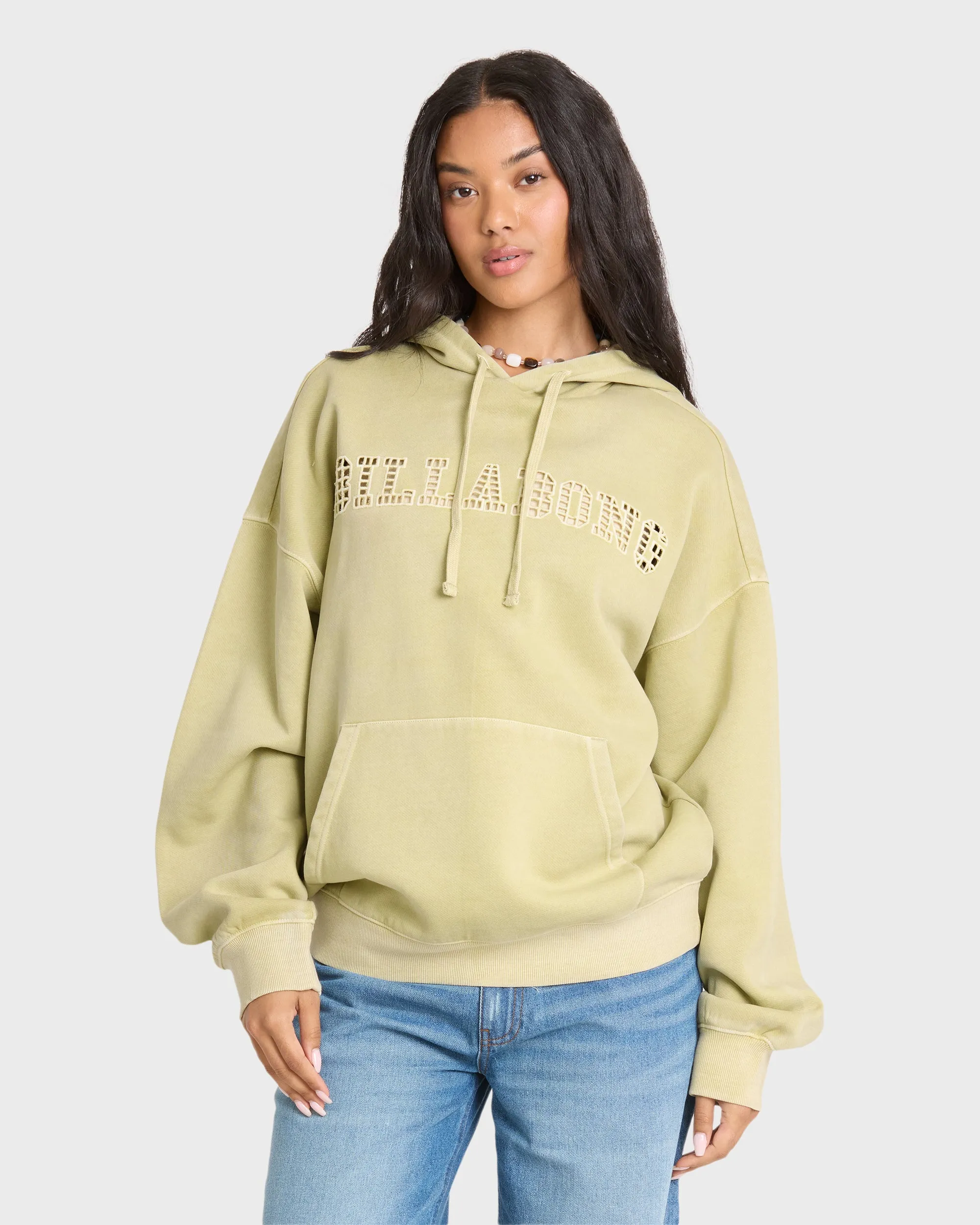 Forever Young Pullover Hoodie - Smoke Green sold by Billabong