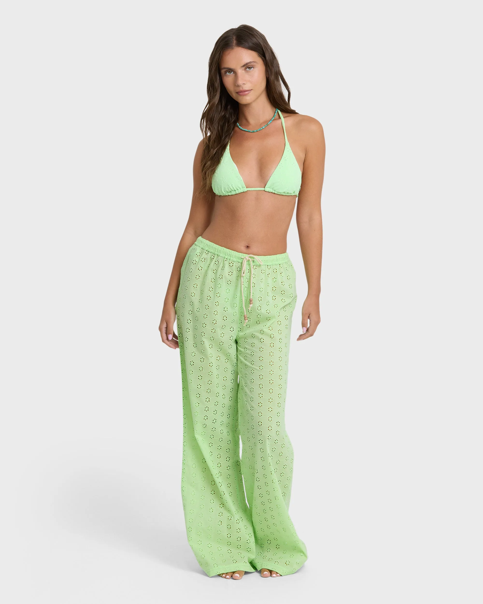 Sun Lit Cover Up Pants - Green Glow sold by Billabong