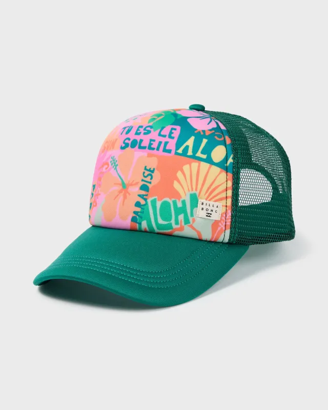 Coastal Trucker Hat - Deep Lagoon Multi made by Billabong