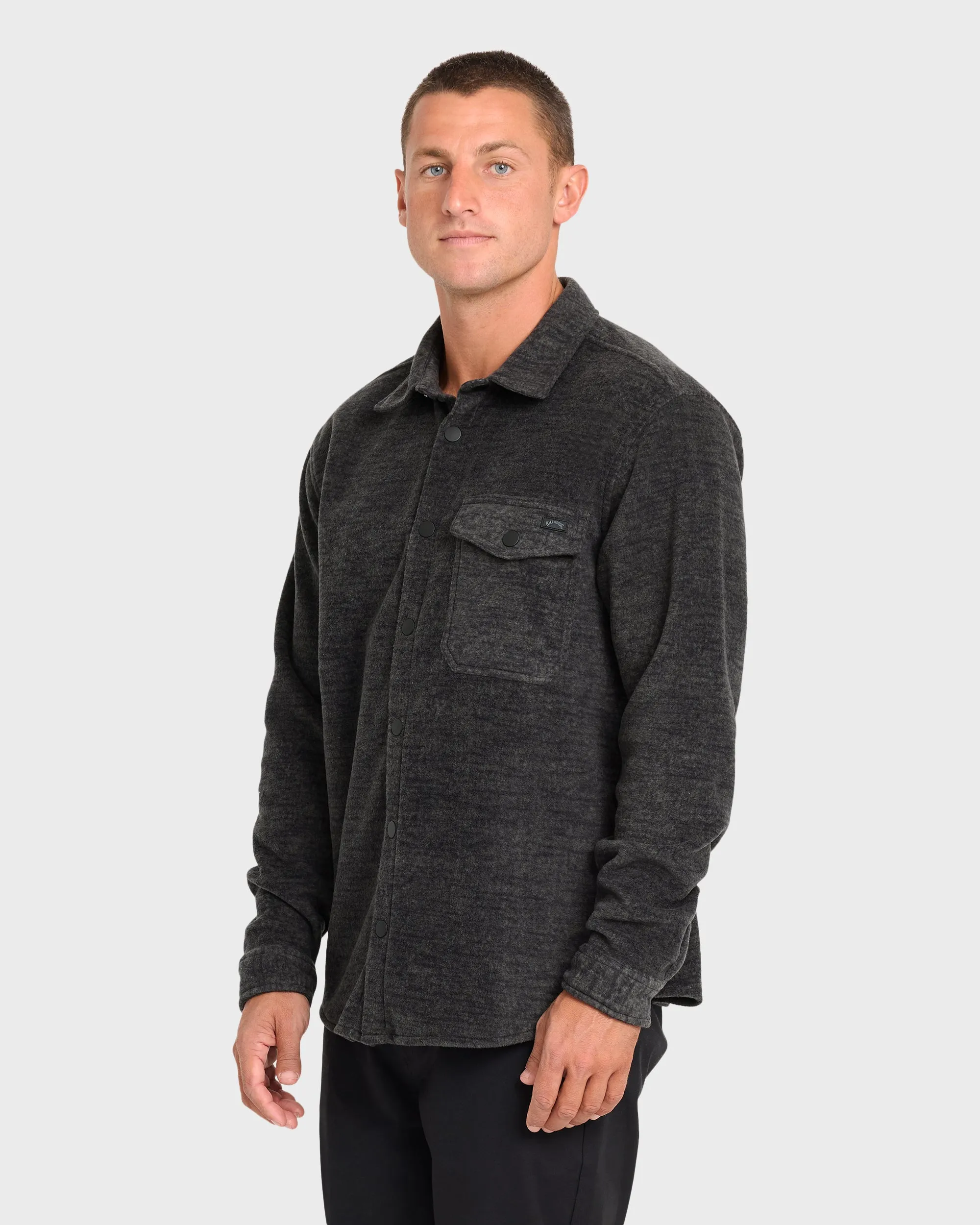 Furnace Long Sleeve Flannel Shirt - Black sold by Billabong product image thumbnail 4