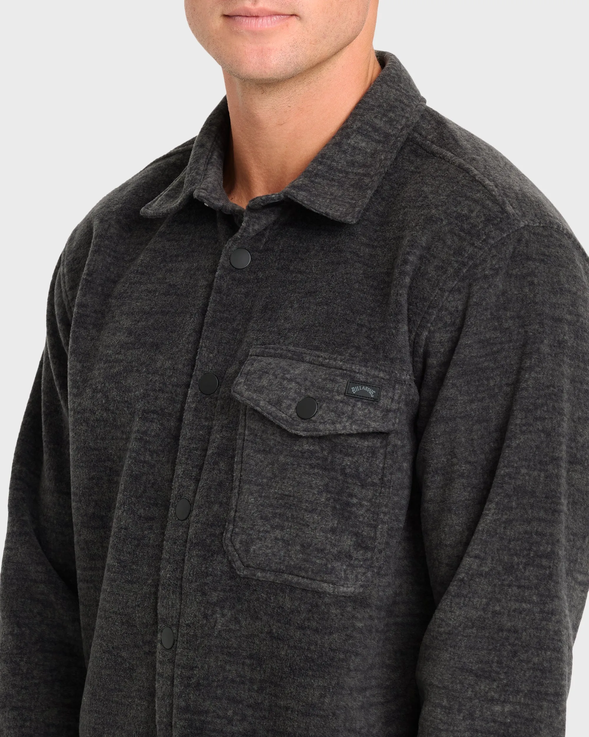 Furnace Long Sleeve Flannel Shirt - Black sold by Billabong product image thumbnail 5