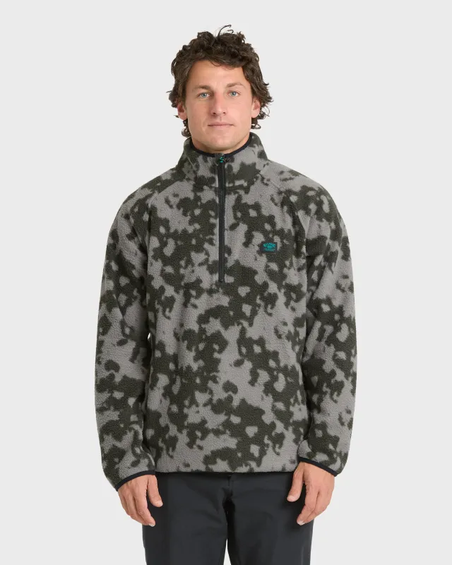 A/Div Boundary Mock Neck Half-Zip Sweatshirt - Black made by Billabong