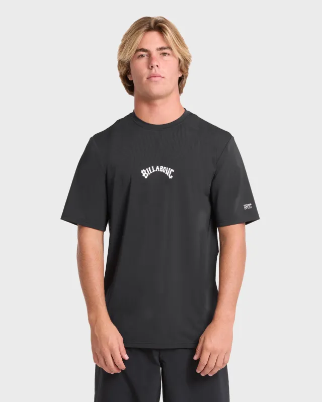 All Day Wave Loose Fit Short Sleeve Surf Tee - Black made by Billabong