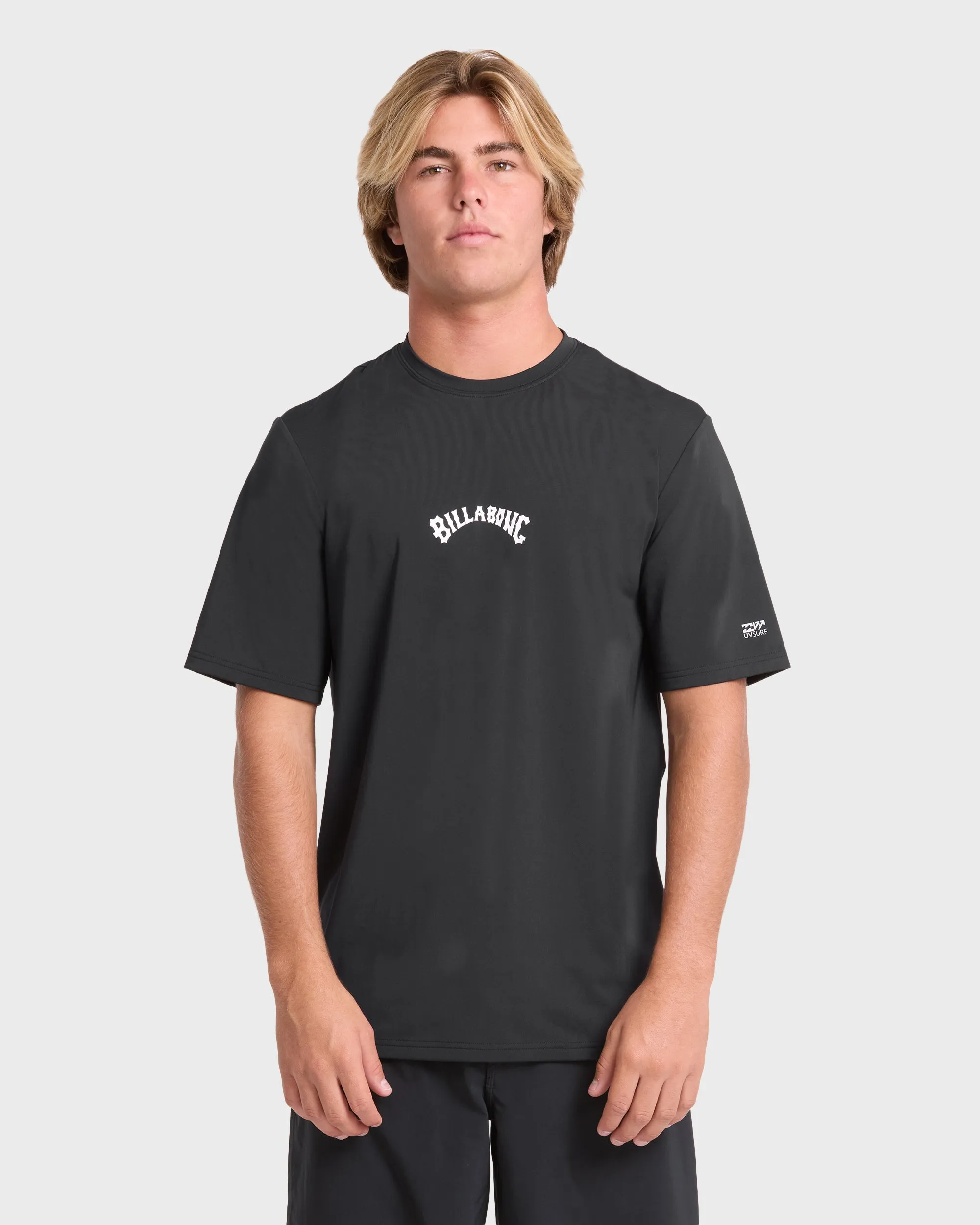 All Day Wave Loose Fit Short Sleeve Surf Tee - Black sold by Billabong