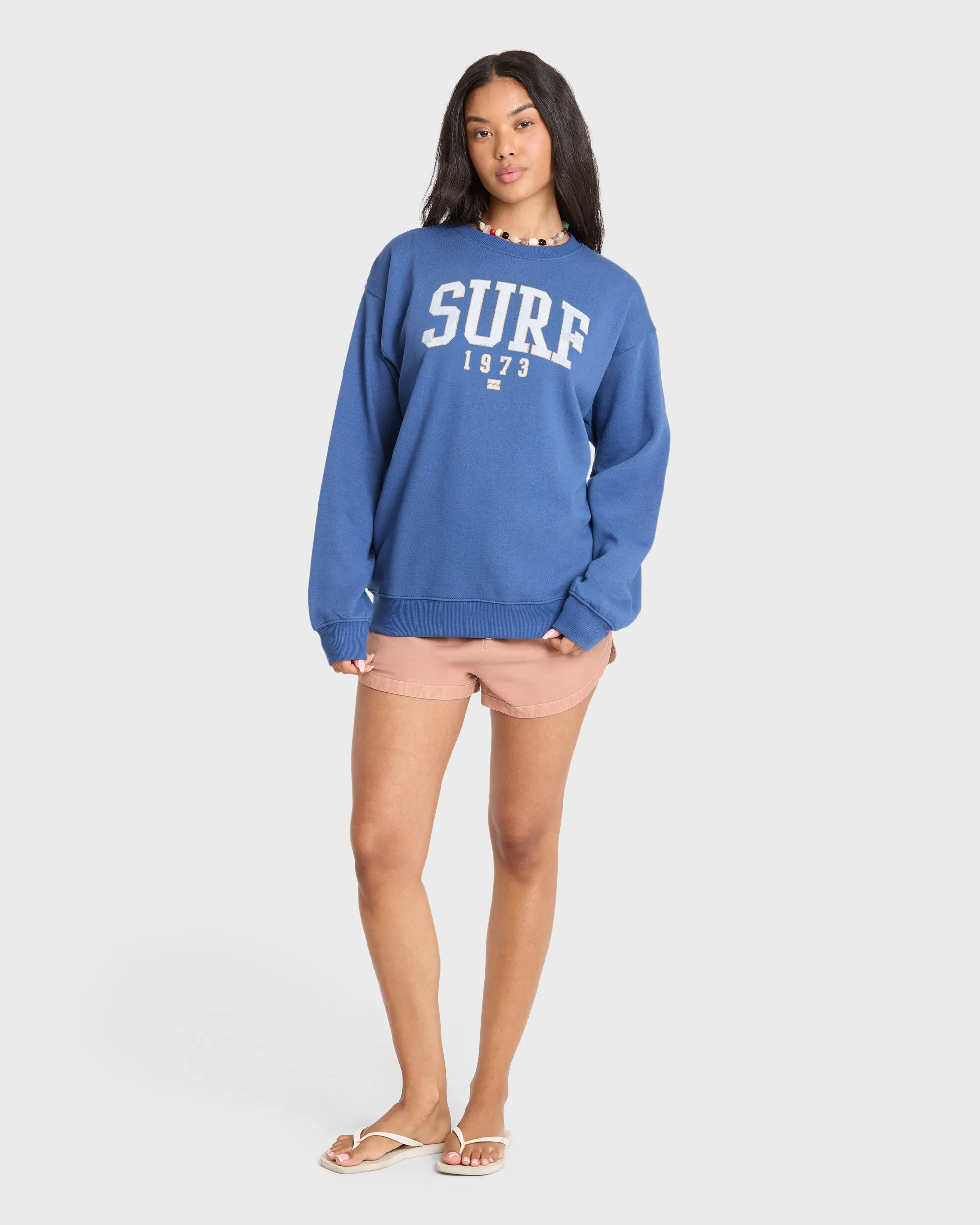 Gone Surfing Crewneck Sweatshirt - True Navy sold by Billabong product image thumbnail 3