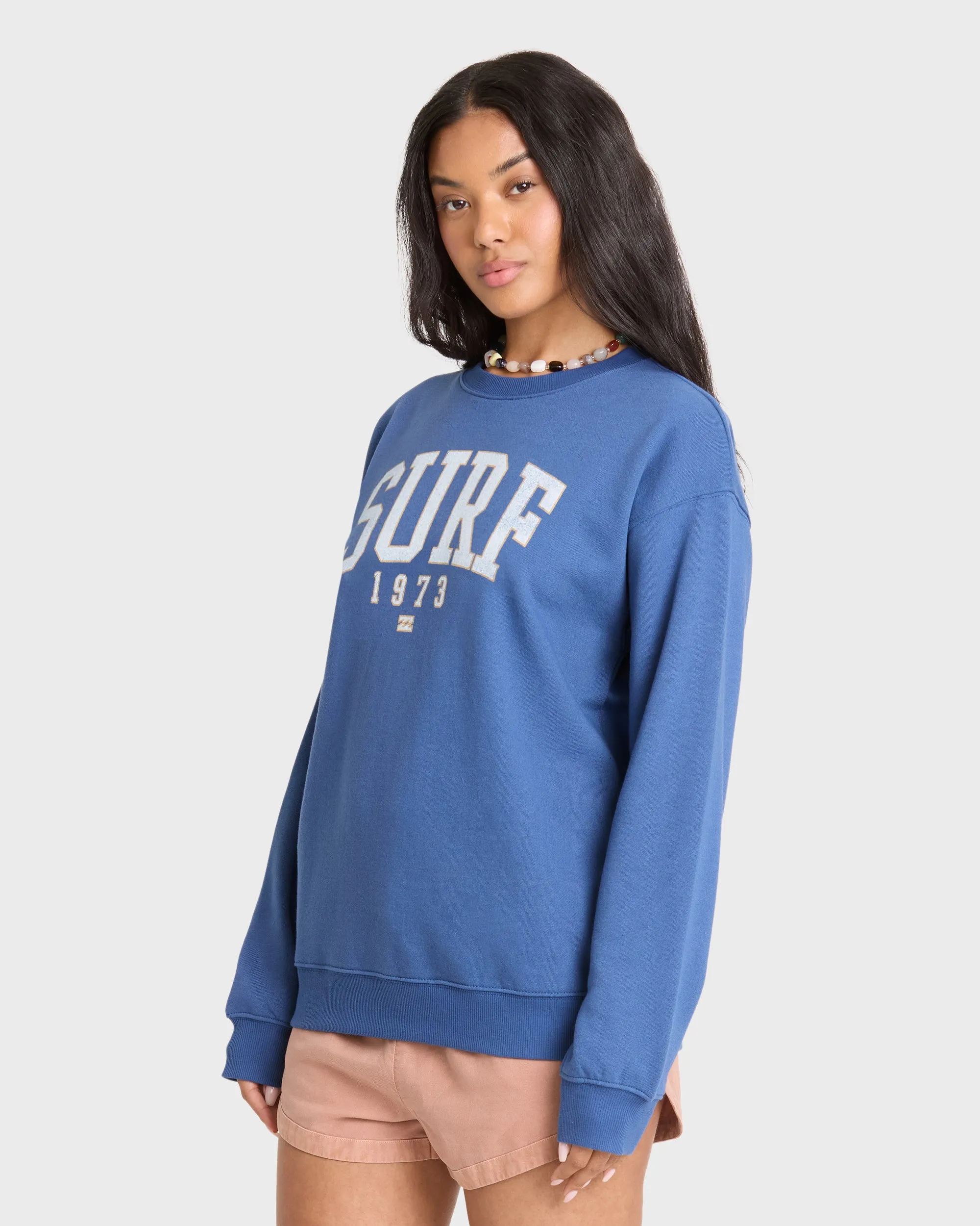 Gone Surfing Crewneck Sweatshirt - True Navy sold by Billabong product image thumbnail 4