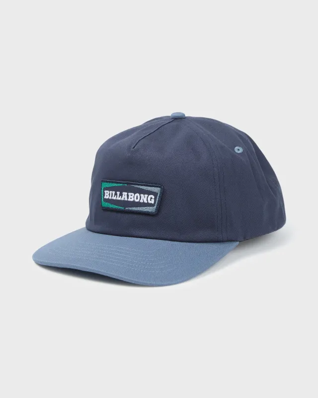 Hitch Snapback Hat - True Navy made by Billabong
