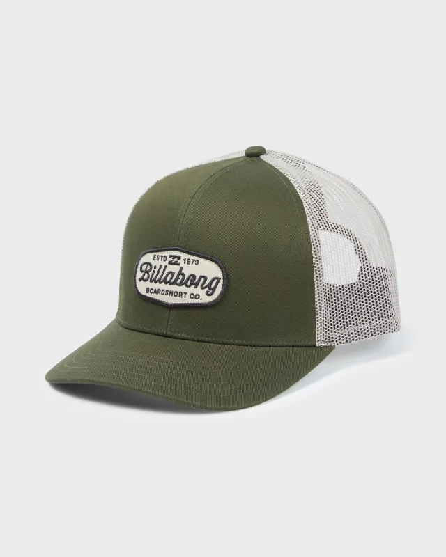 Pledged Trucker Hat - Rifle Green made by Billabong