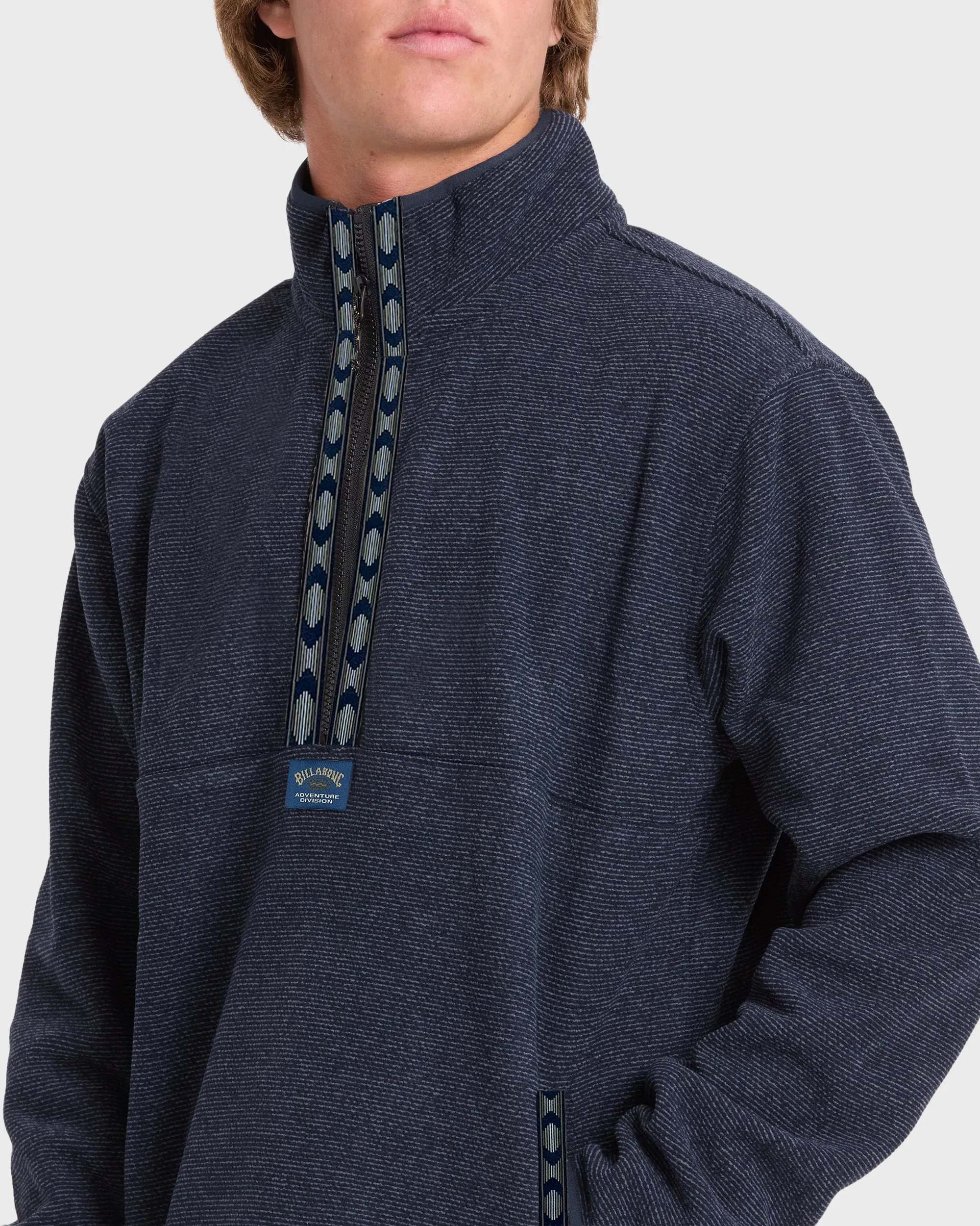 Frontier Mockneck Quarter-Zip Fleece - True Navy sold by Billabong product image thumbnail 5