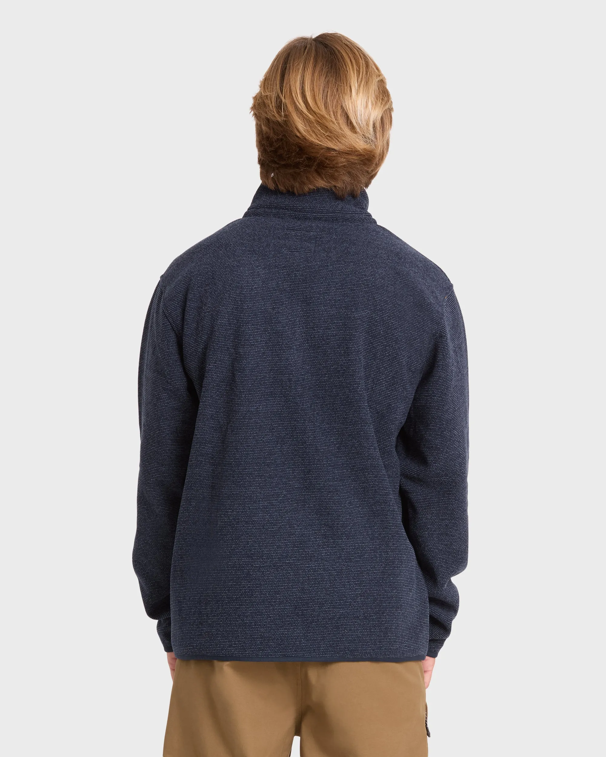 Frontier Mockneck Quarter-Zip Fleece - True Navy sold by Billabong product image thumbnail 2