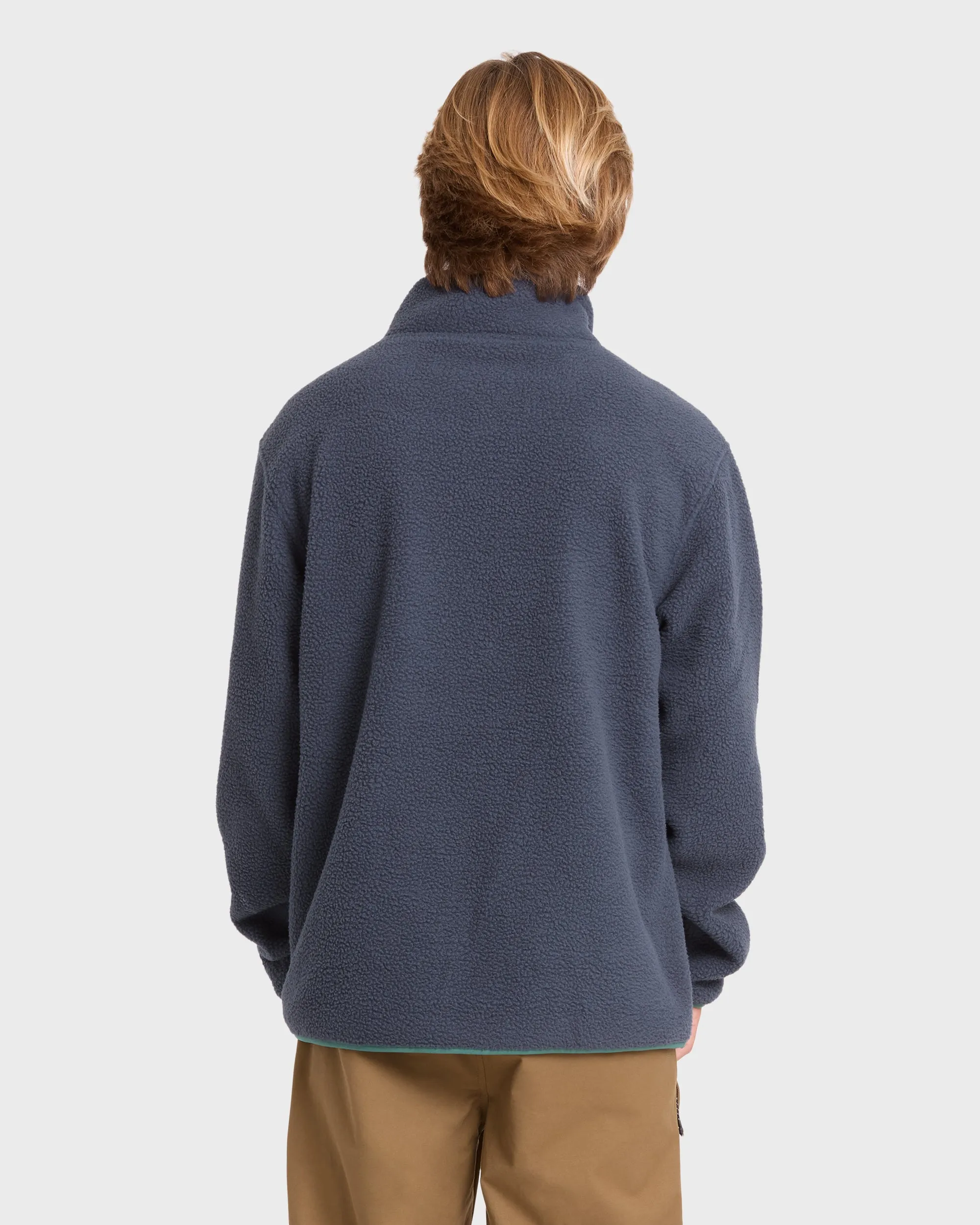Alpine Mock Neck Full-Zip Fleece - Blue Graphite sold by Billabong product image thumbnail 2