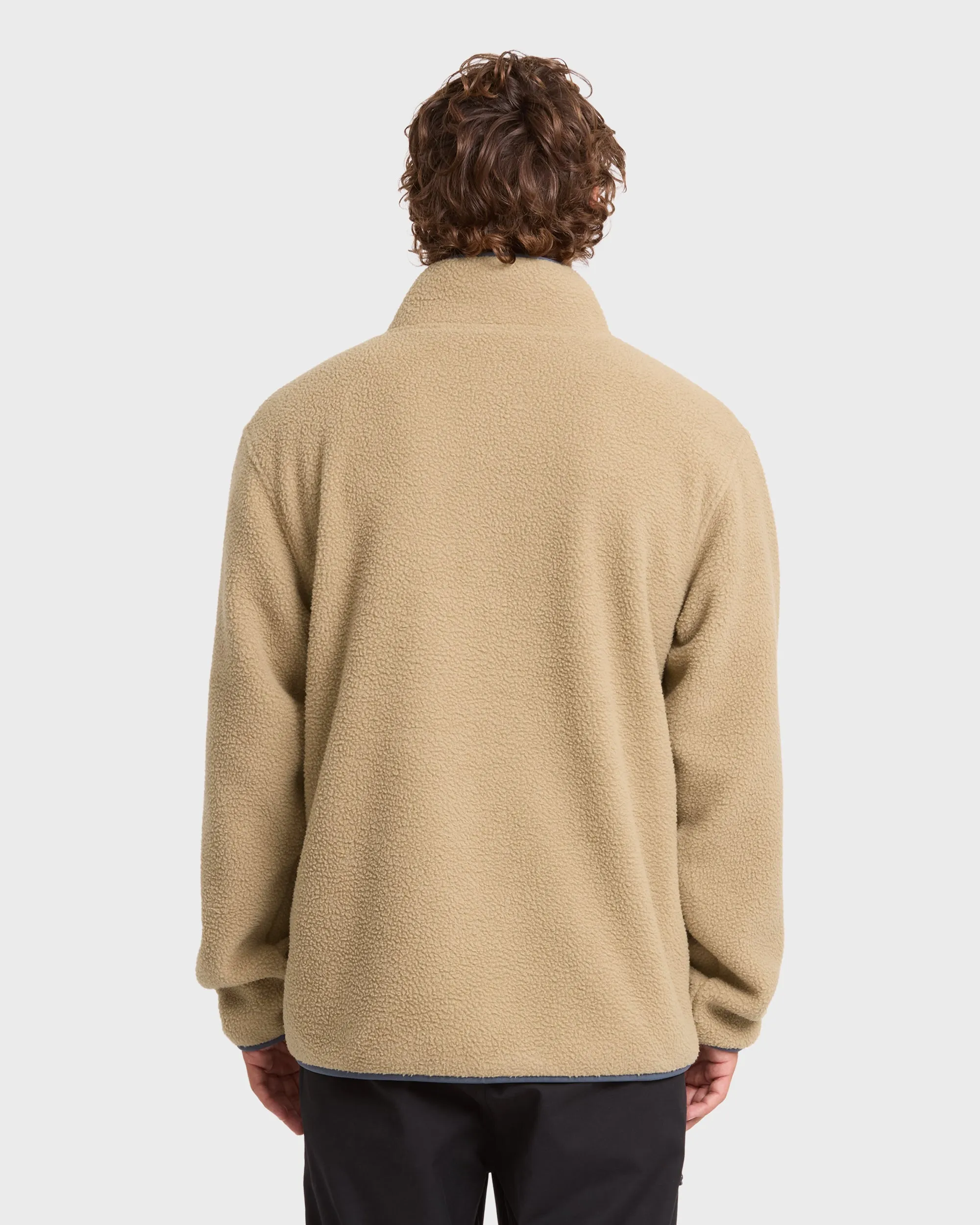 Alpine Mock Neck Full-Zip Fleece - Pale Khaki sold by Billabong product image thumbnail 2