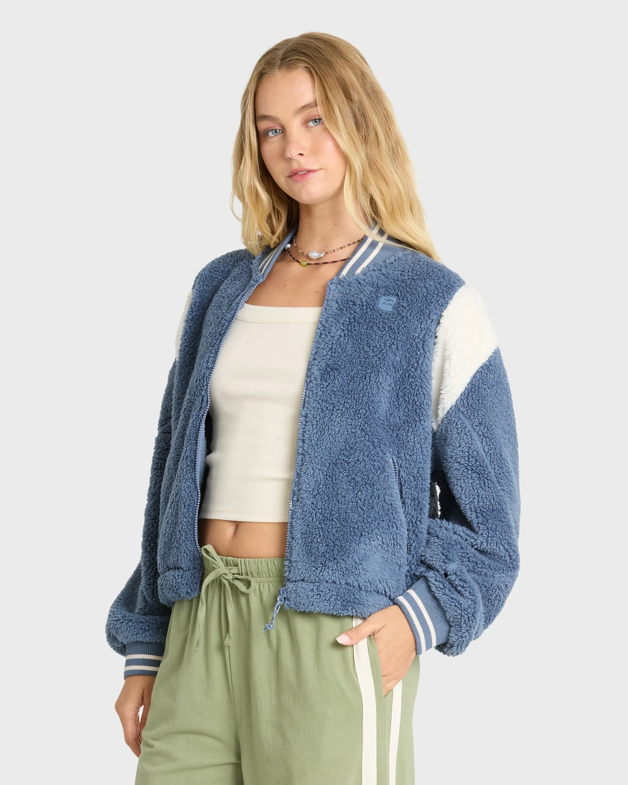 Adventure Division Batter Full Zip Fleece Jacket - Blue Smoke sold by Billabong product image thumbnail 4