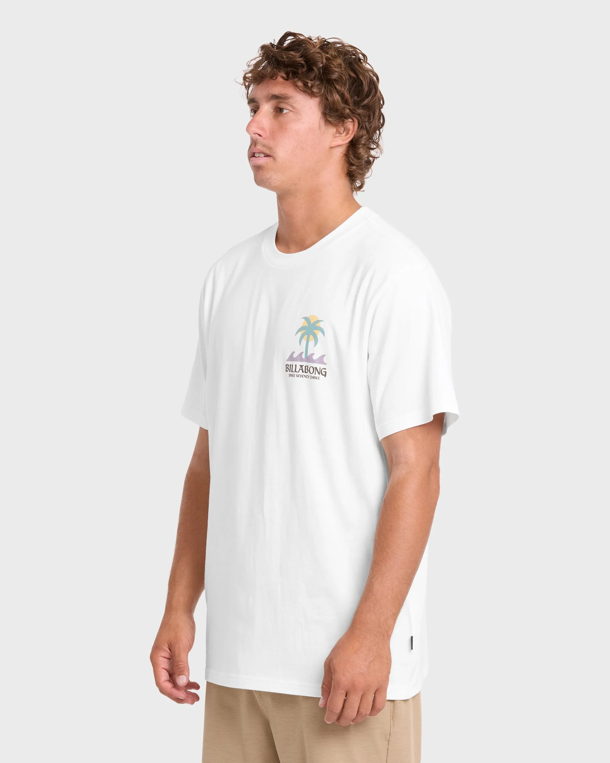 Portal Premium Short Sleeve Knit T-Shirt - Off White sold by Billabong product image thumbnail 4