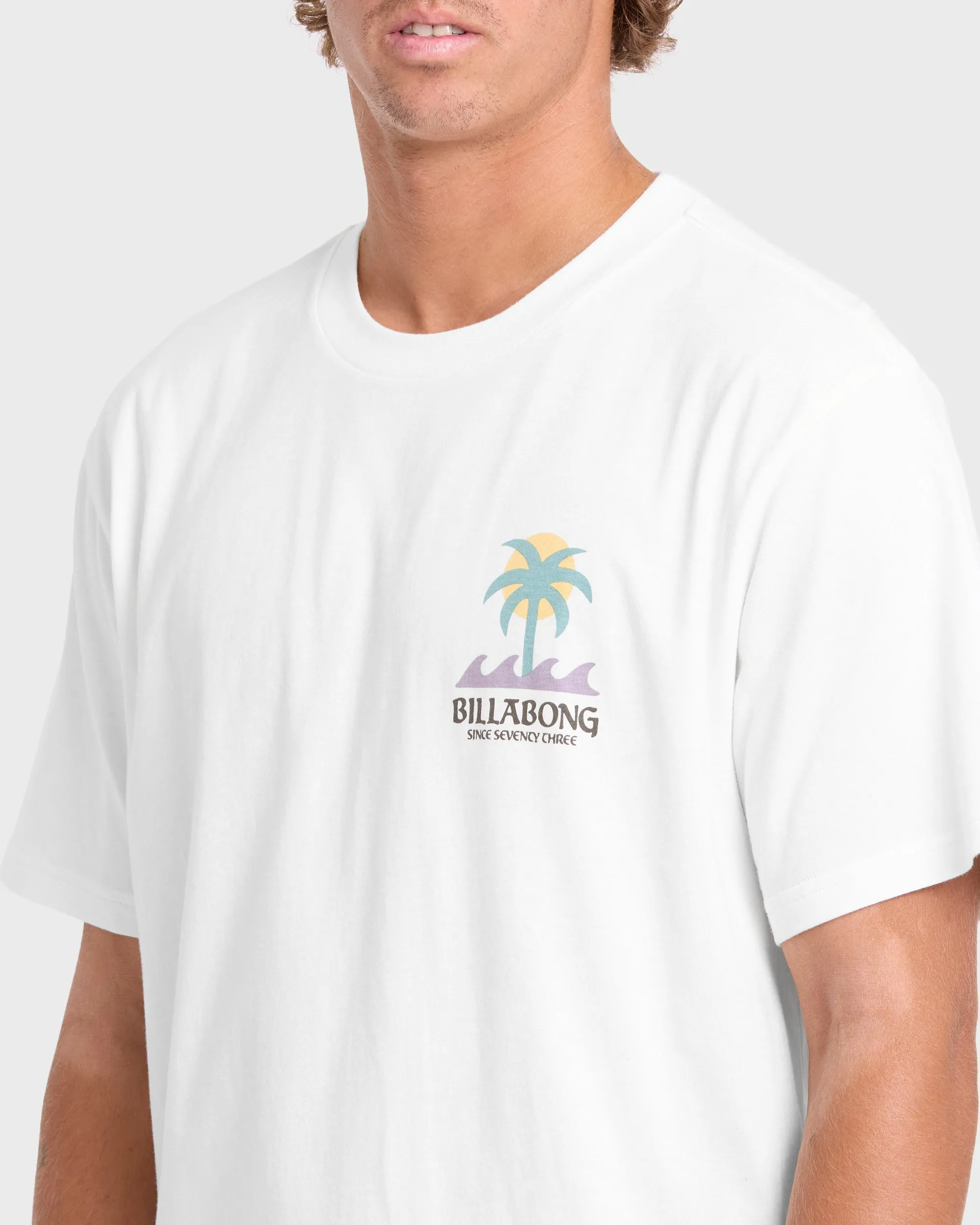 Portal Premium Short Sleeve Knit T-Shirt - Off White sold by Billabong product image thumbnail 5
