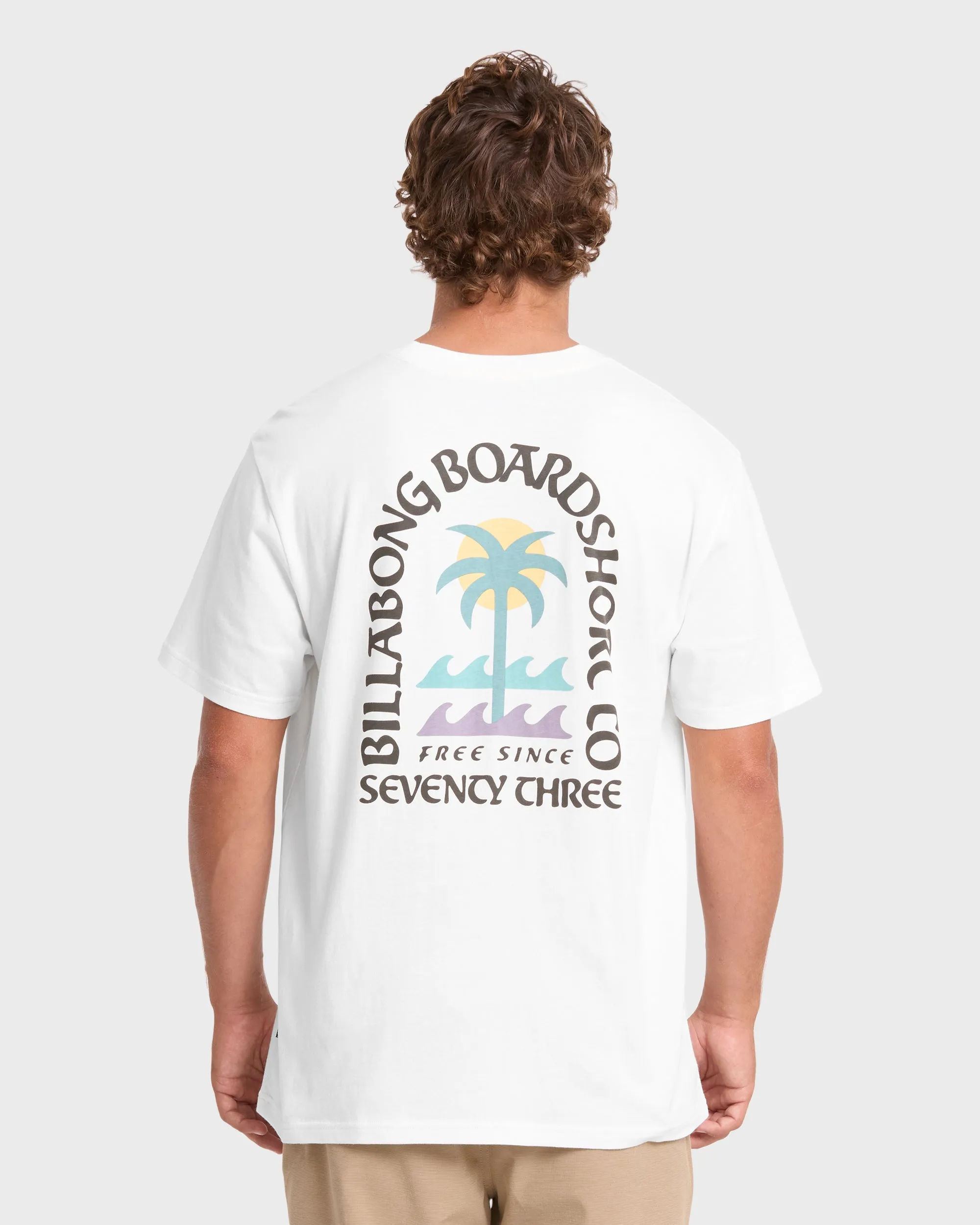 Portal Premium Short Sleeve Knit T-Shirt - Off White sold by Billabong