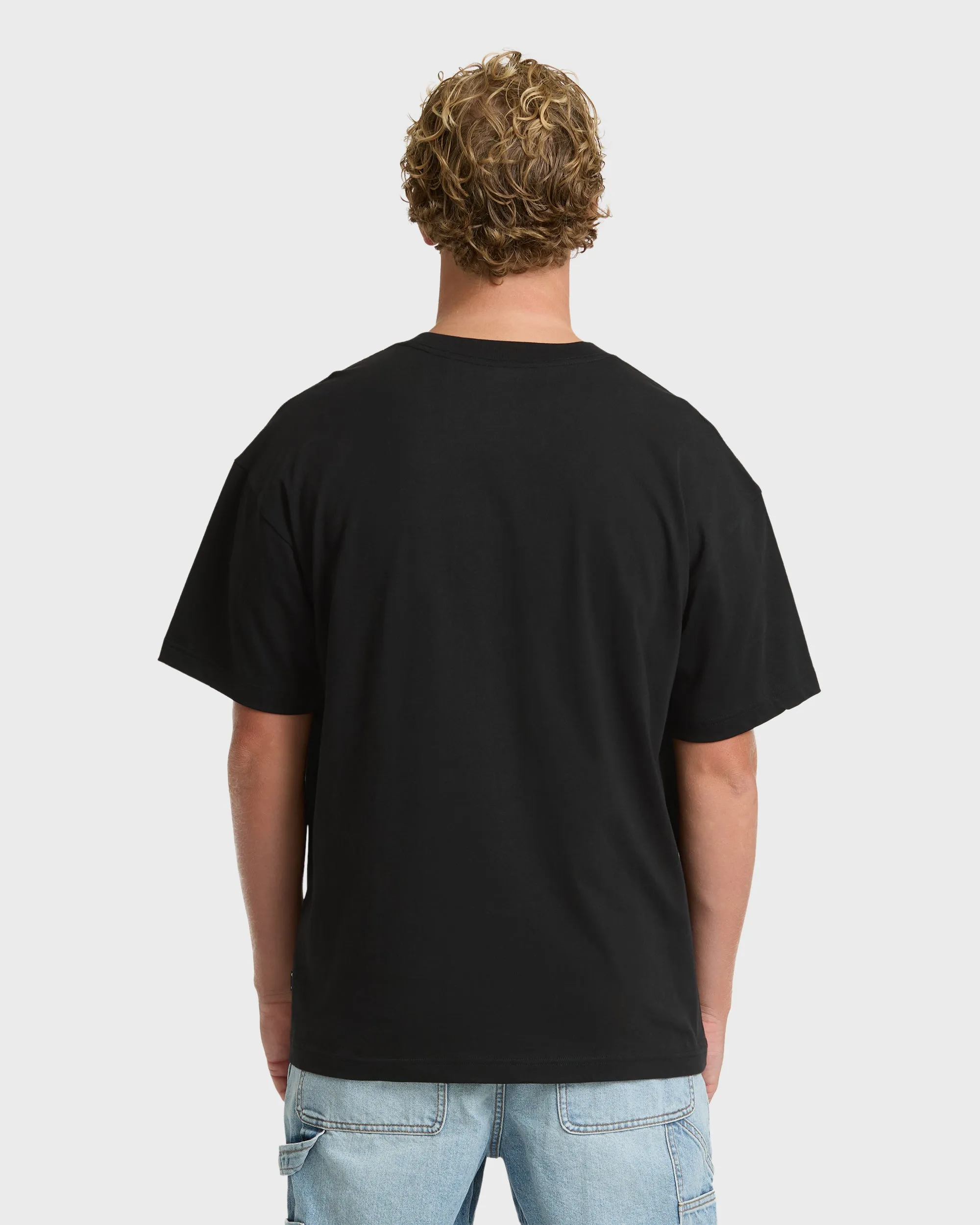 Behind The Lip OG Short Sleeve Cotton T-Shirt - Black sold by Billabong product image thumbnail 2