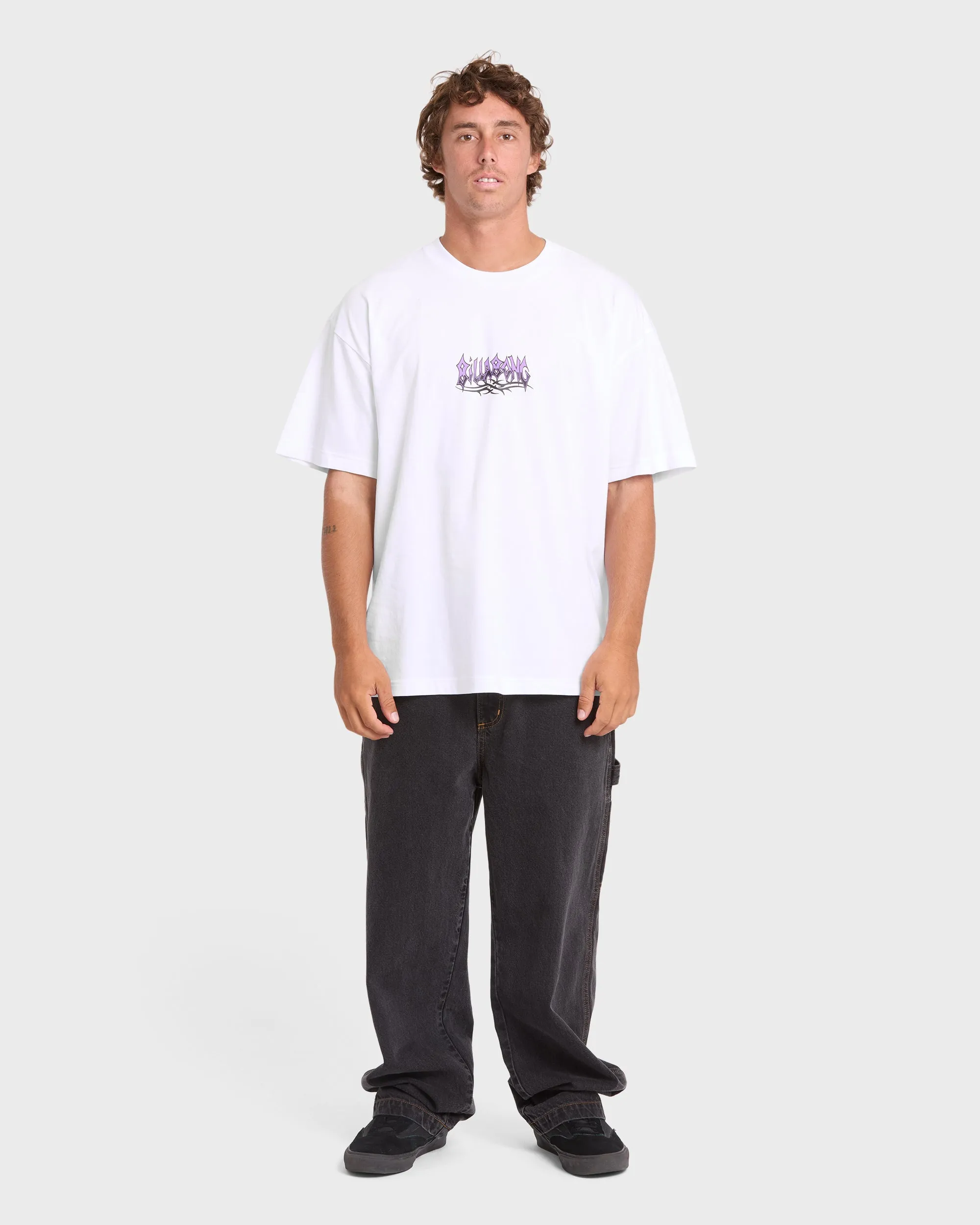 Barb OG Short Sleeve Knit T-Shirt - White sold by Billabong product image thumbnail 3