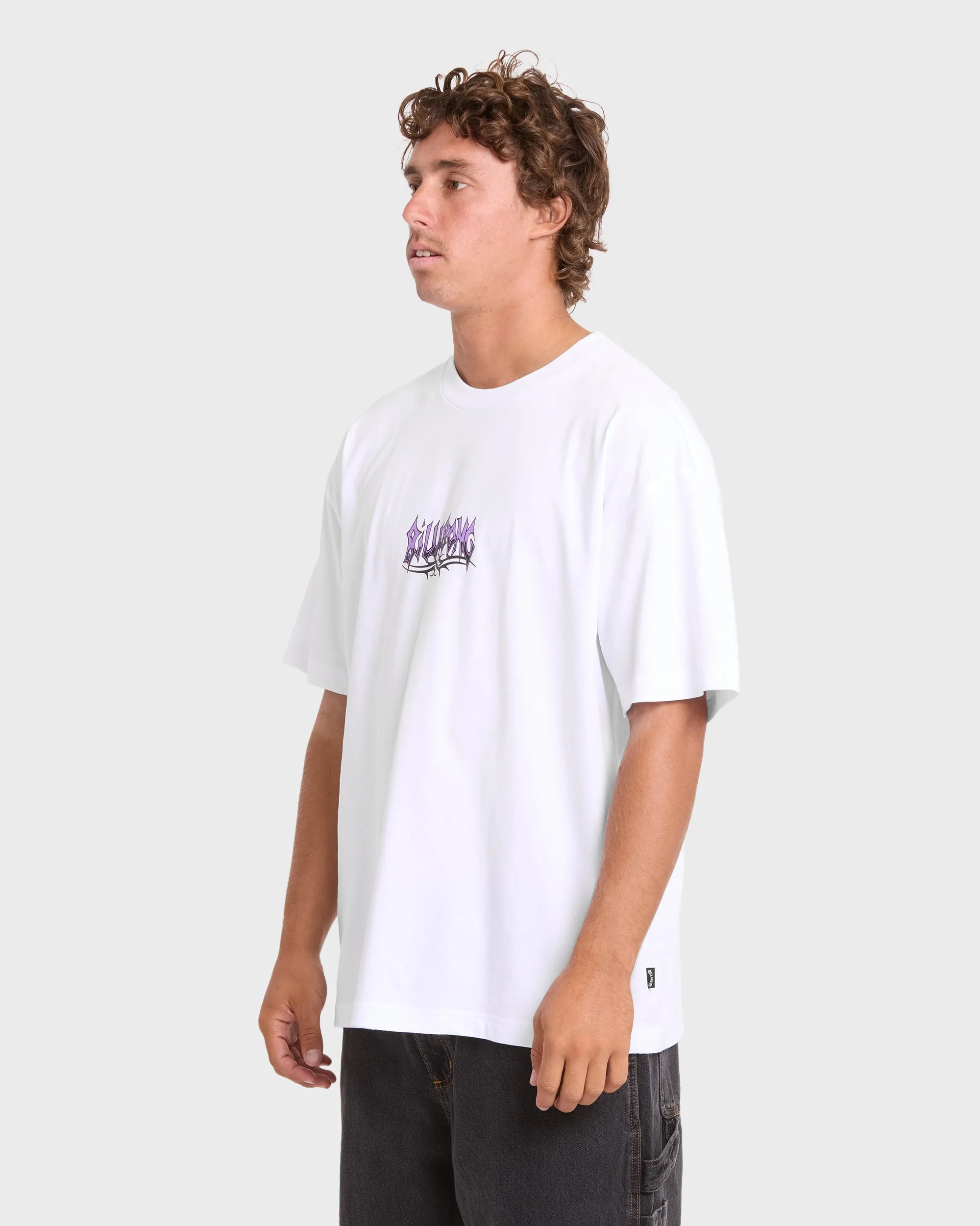 Barb OG Short Sleeve Knit T-Shirt - White sold by Billabong product image thumbnail 4