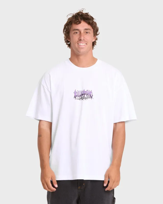 Barb OG Short Sleeve Knit T-Shirt - White made by Billabong