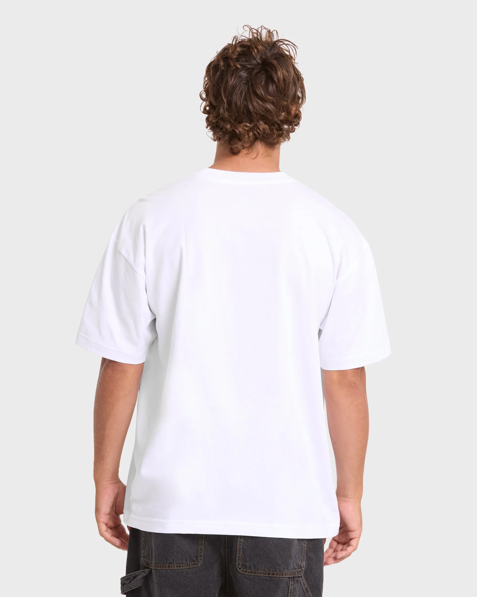 Barb OG Short Sleeve Knit T-Shirt - White sold by Billabong product image thumbnail 2