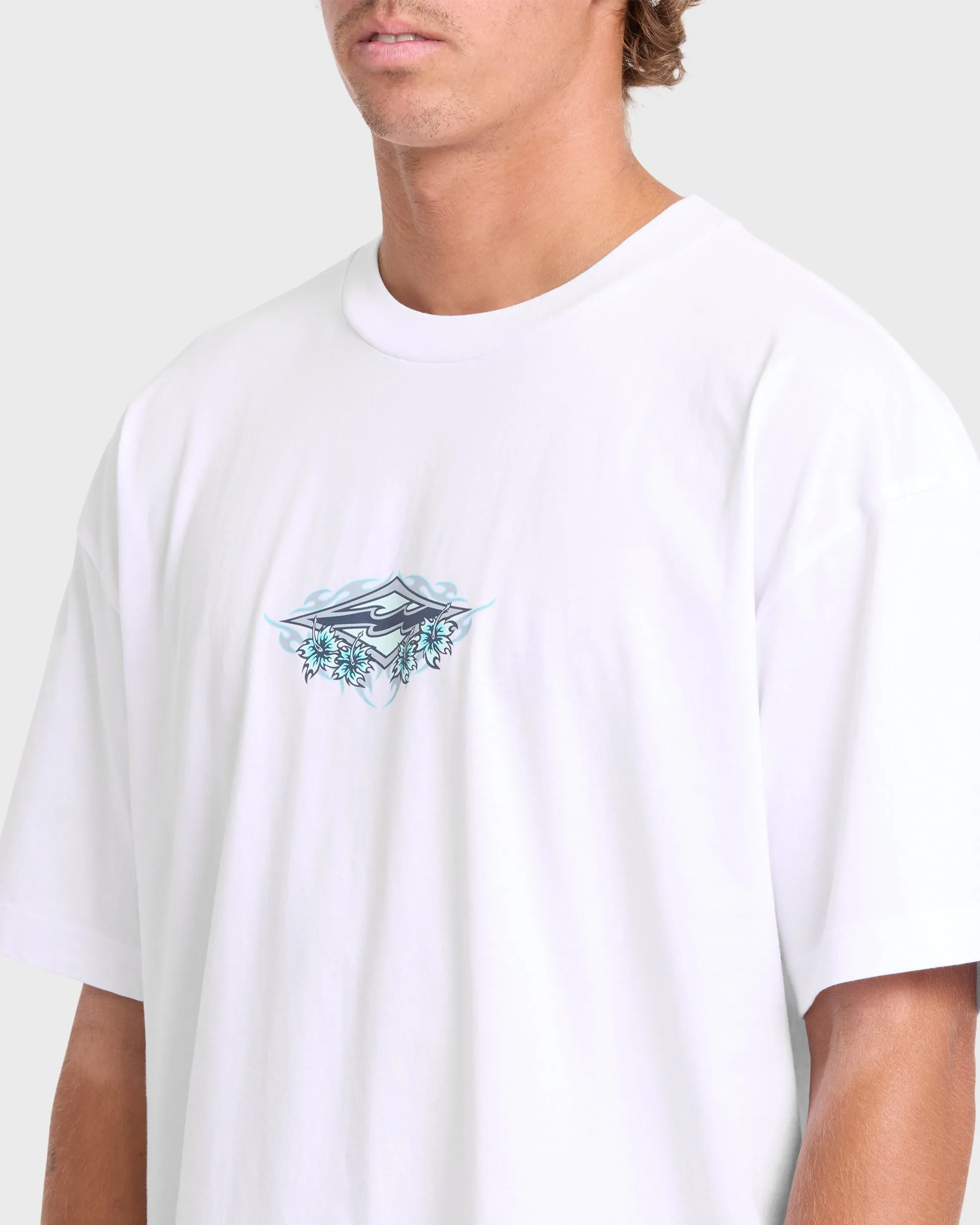 Biscus OG Short Sleeve Cotton T-Shirt - White sold by Billabong product image thumbnail 5