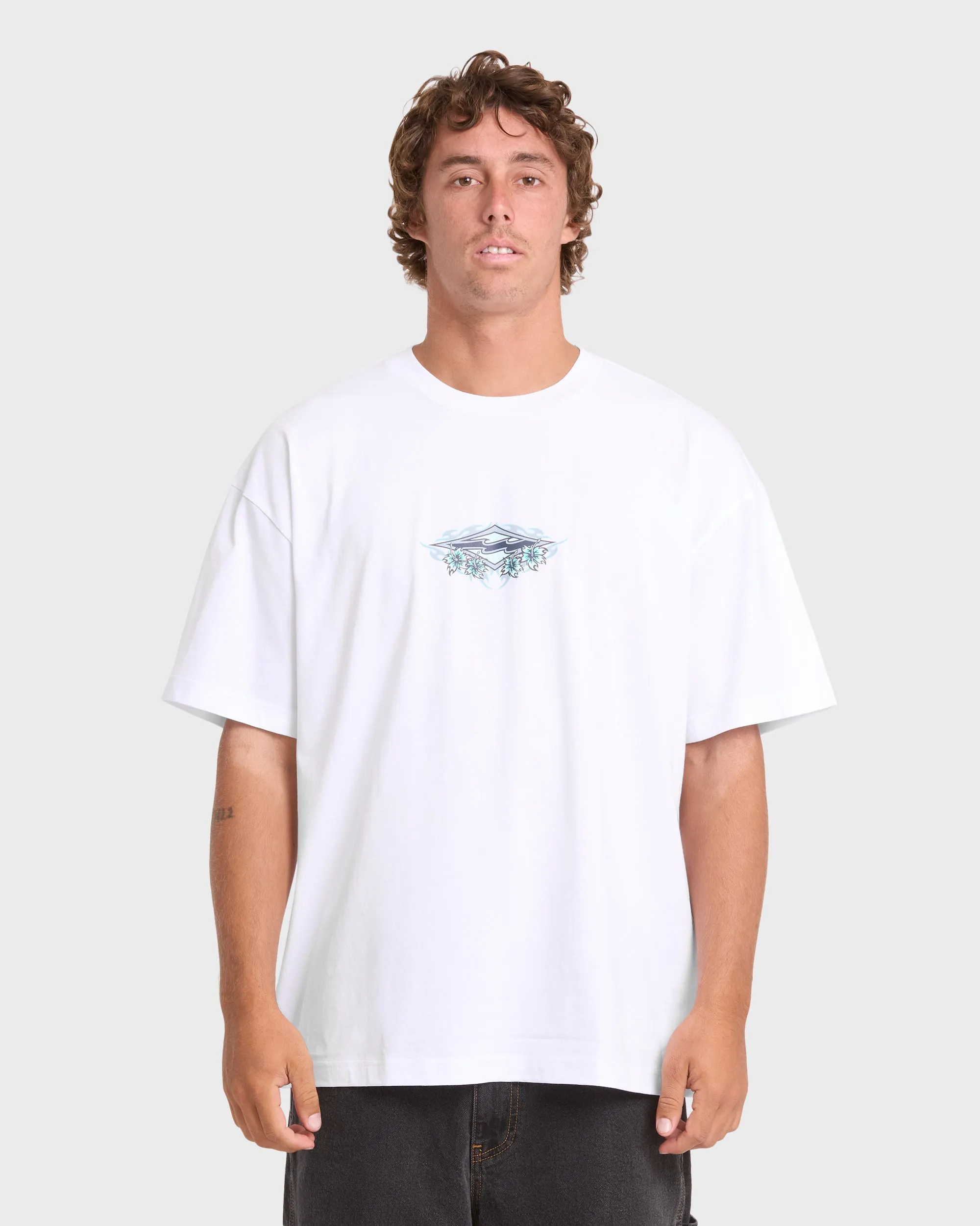 Biscus OG Short Sleeve Cotton T-Shirt - White sold by Billabong product image thumbnail 2