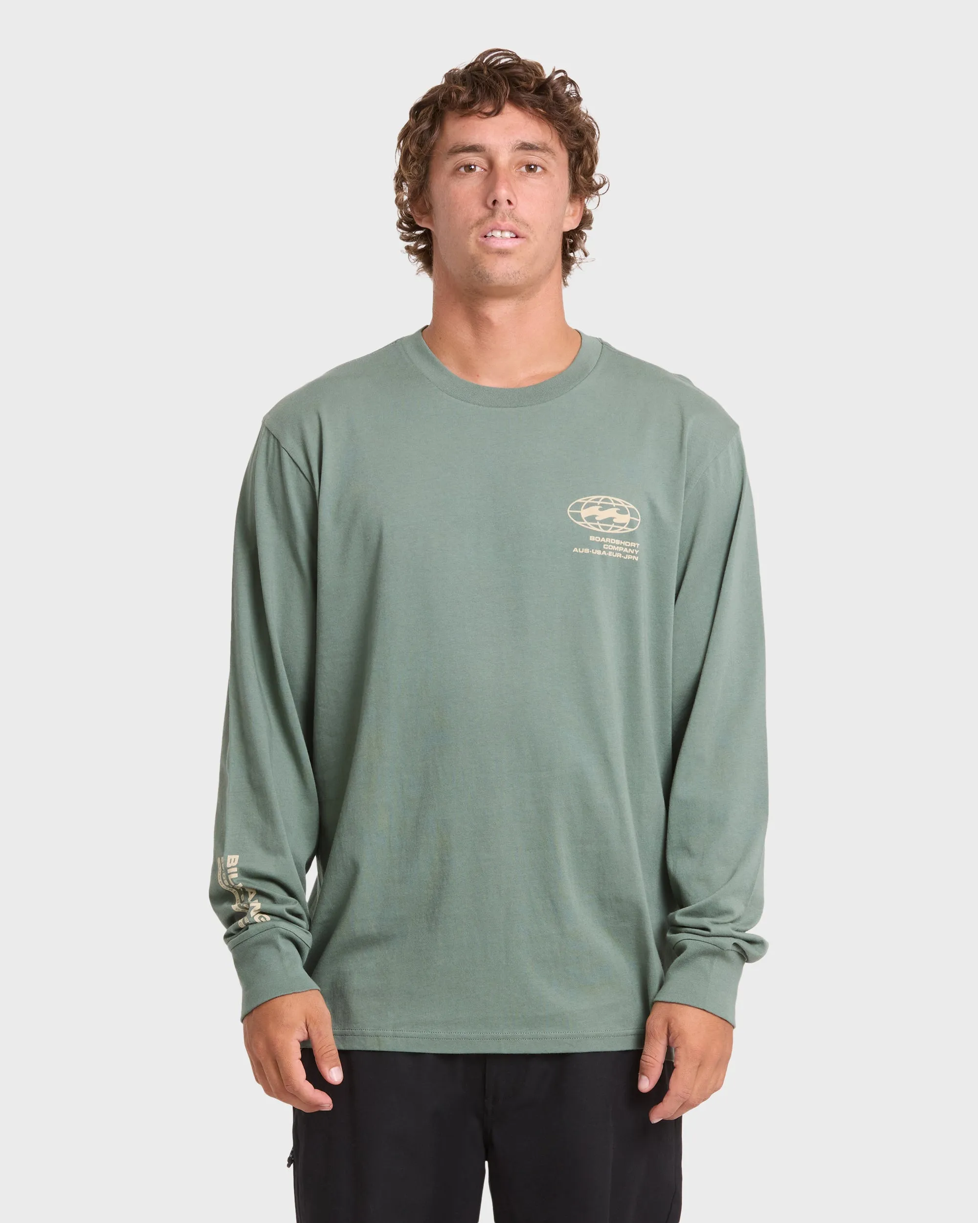 Coordinates Adventure Division Premium Long Sleeve Cotton T-Shirt - Laurel Wreath sold by Billabong product image thumbnail 2