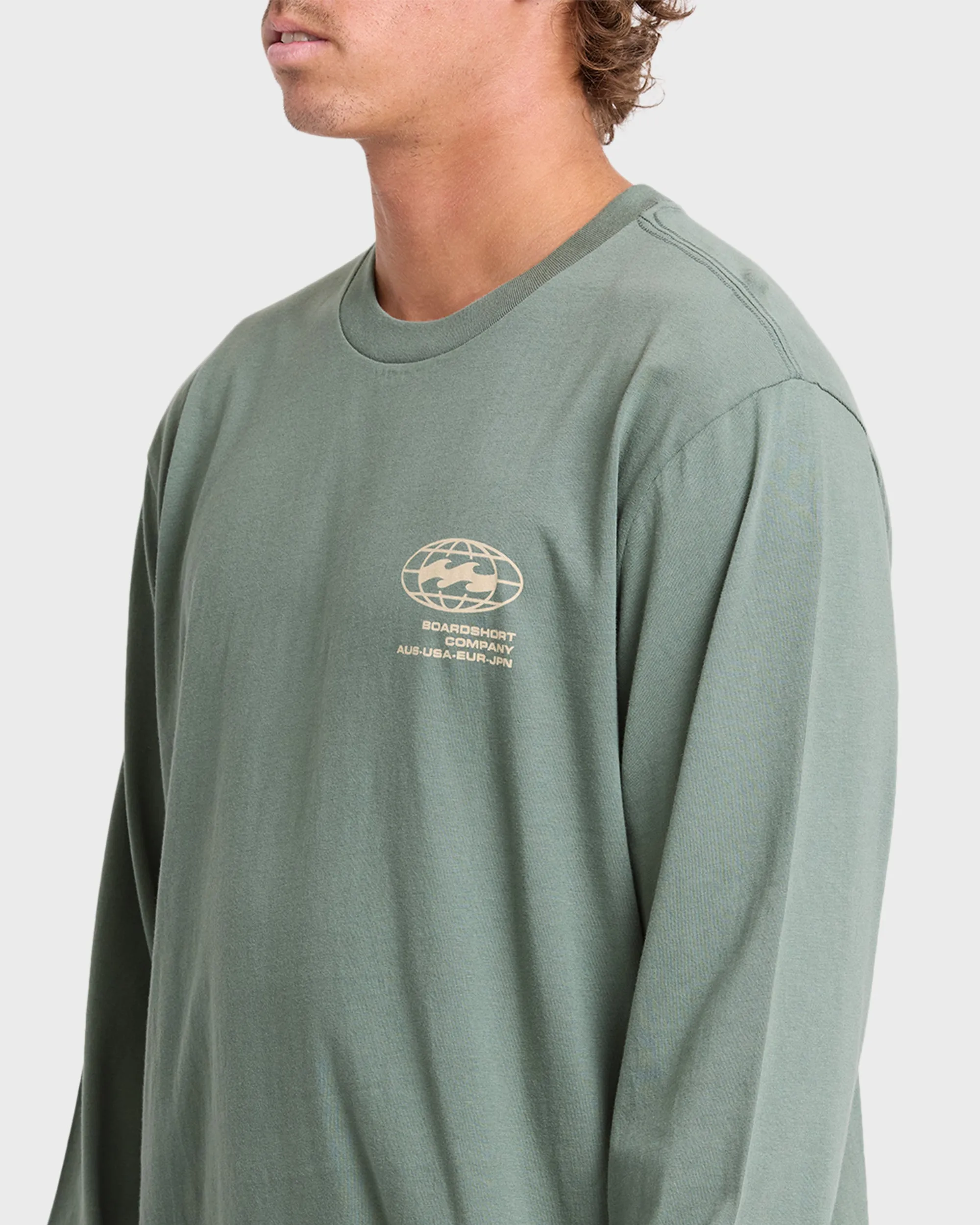 Coordinates Adventure Division Premium Long Sleeve Cotton T-Shirt - Laurel Wreath sold by Billabong product image thumbnail 5