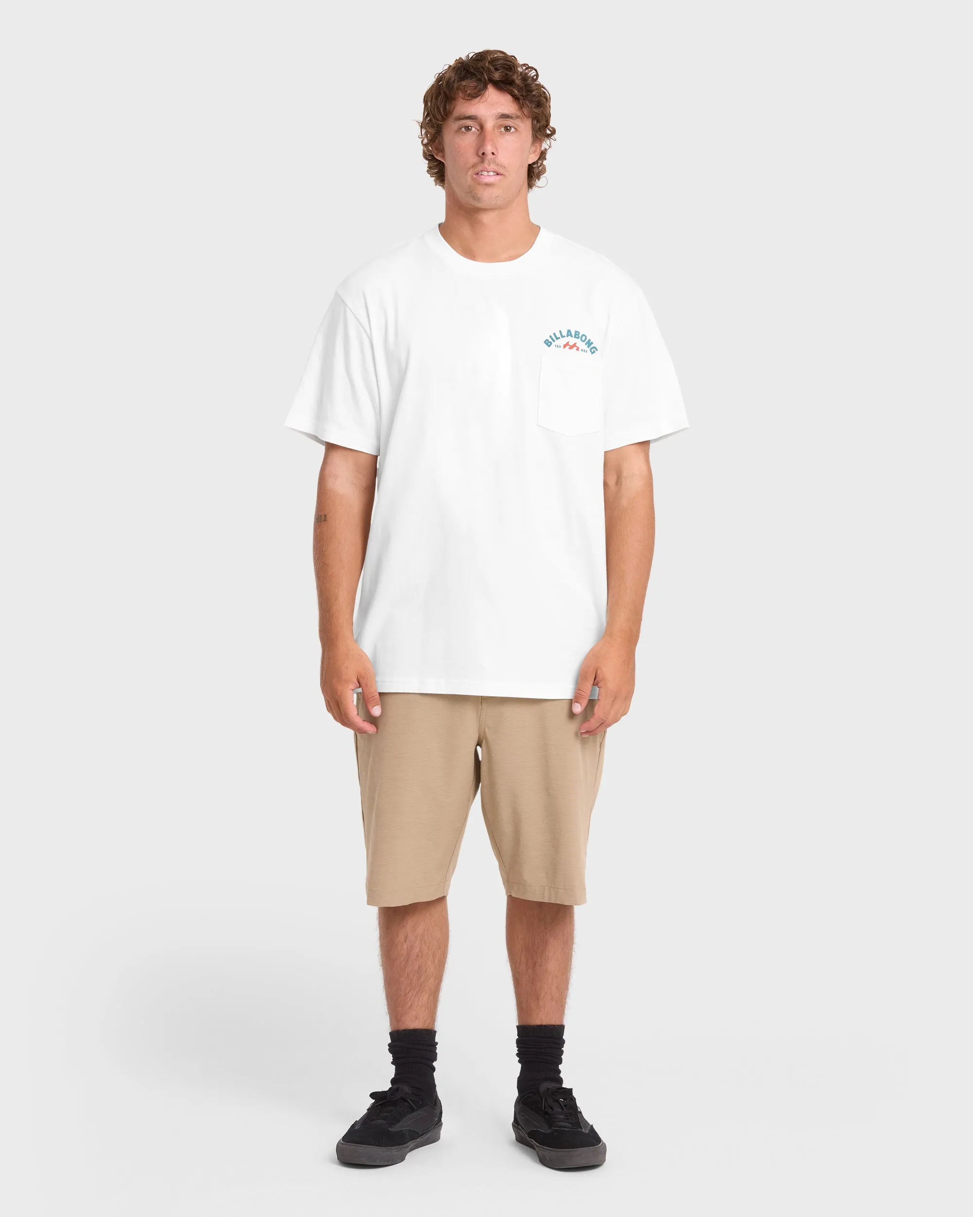 Foundry Premium Short Sleeve Cotton Graphic T-Shirt - Off White sold by Billabong product image thumbnail 3