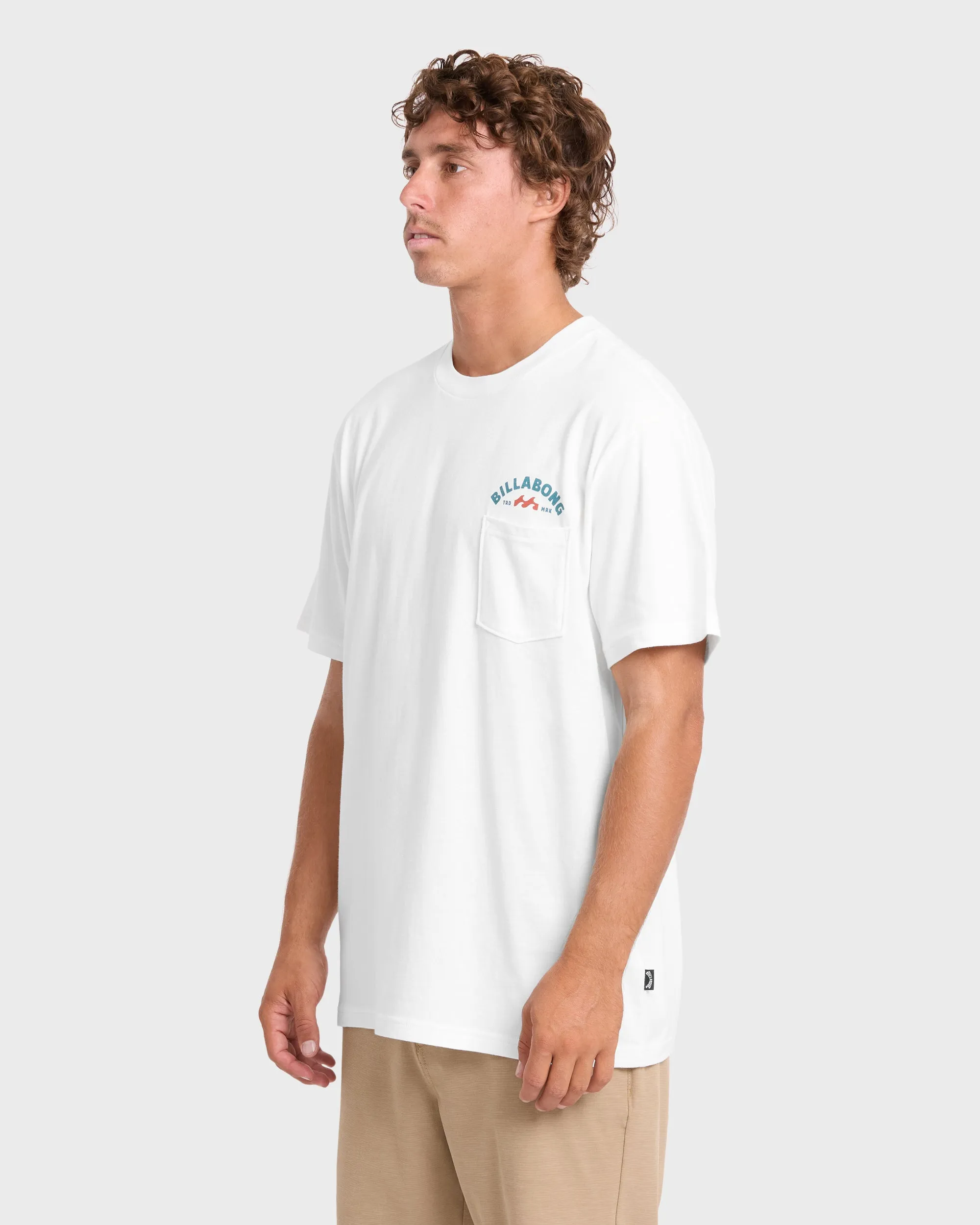 Foundry Premium Short Sleeve Cotton Graphic T-Shirt - Off White sold by Billabong product image thumbnail 4