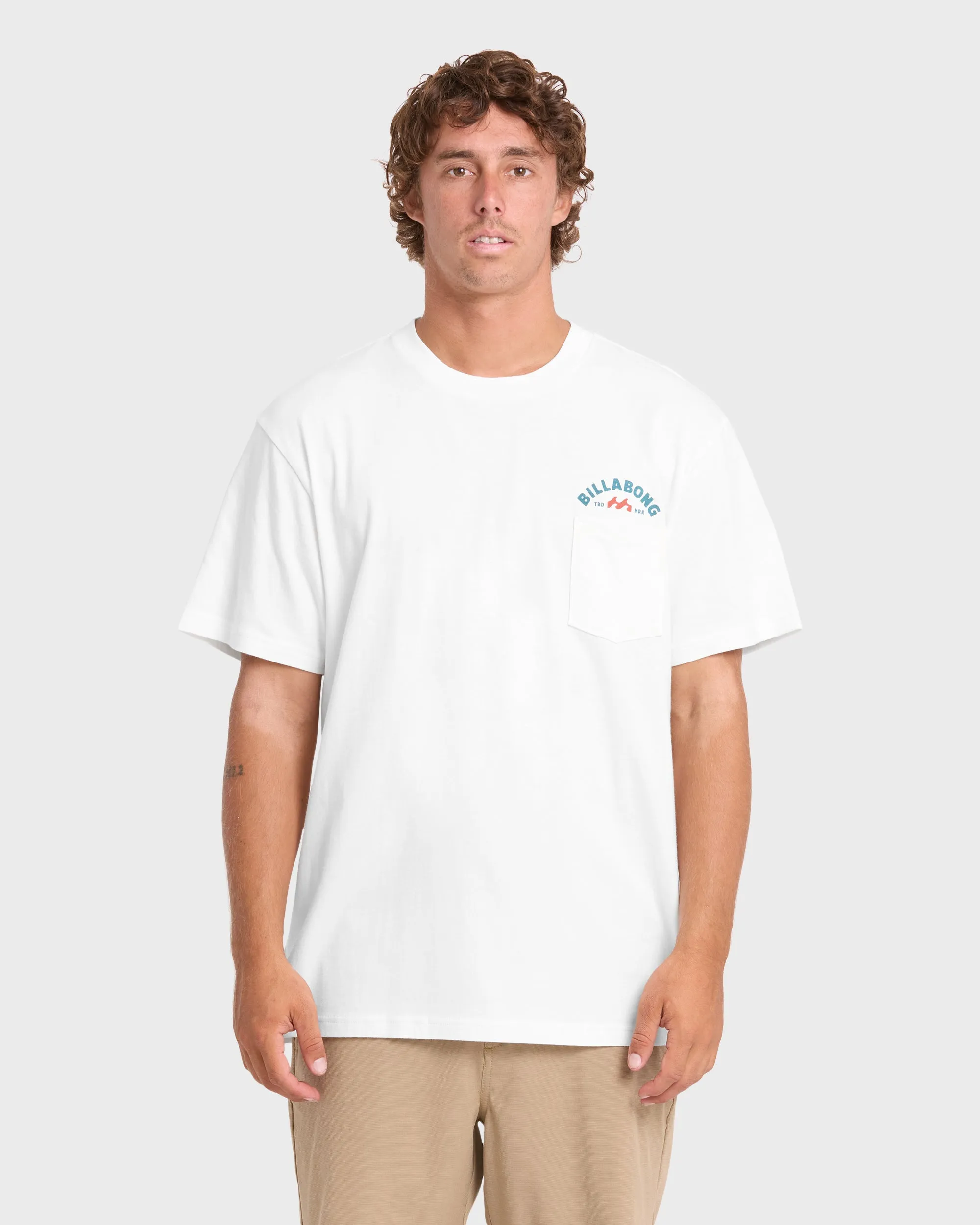 Foundry Premium Short Sleeve Cotton Graphic T-Shirt - Off White sold by Billabong product image thumbnail 2
