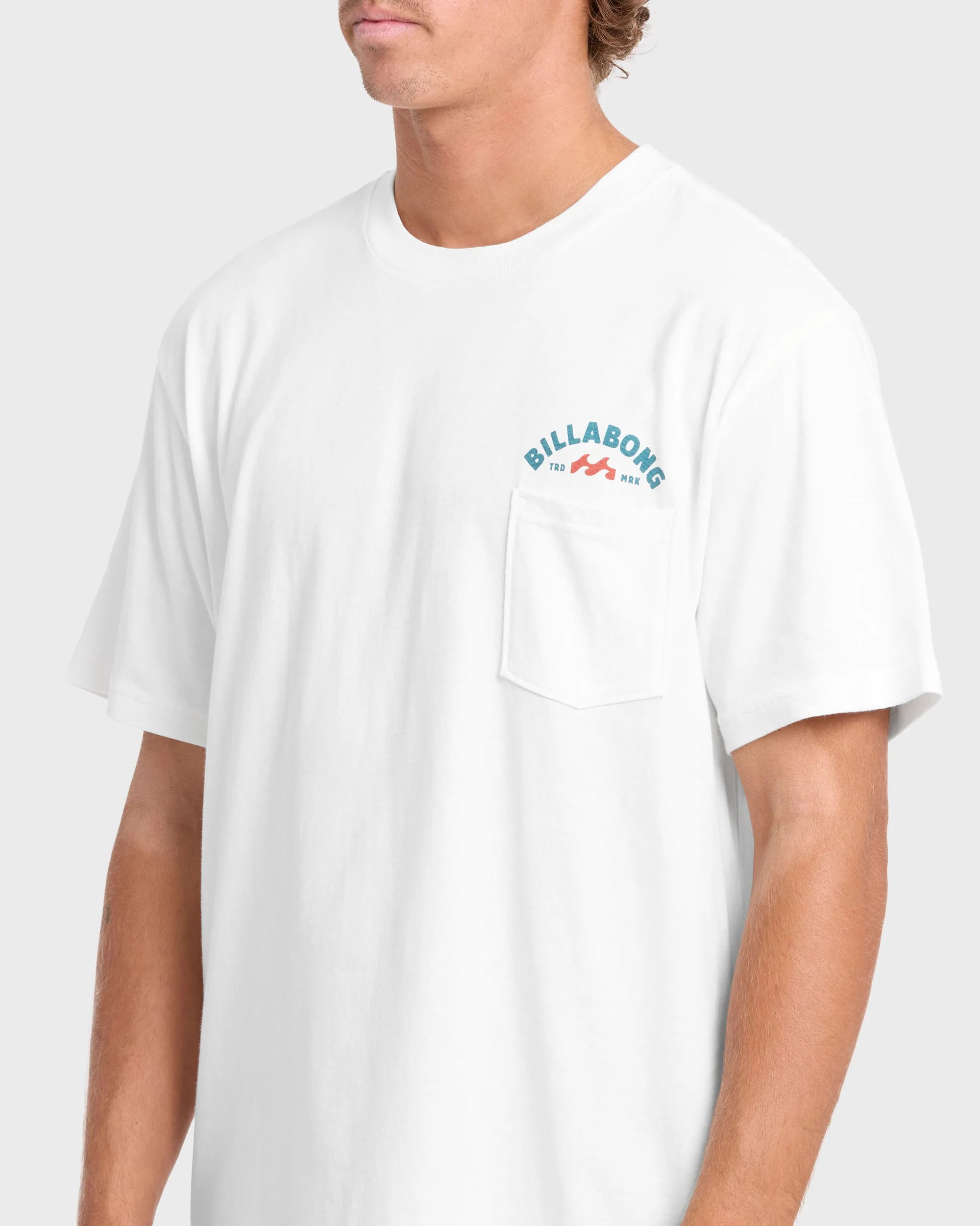 Foundry Premium Short Sleeve Cotton Graphic T-Shirt - Off White sold by Billabong product image thumbnail 5
