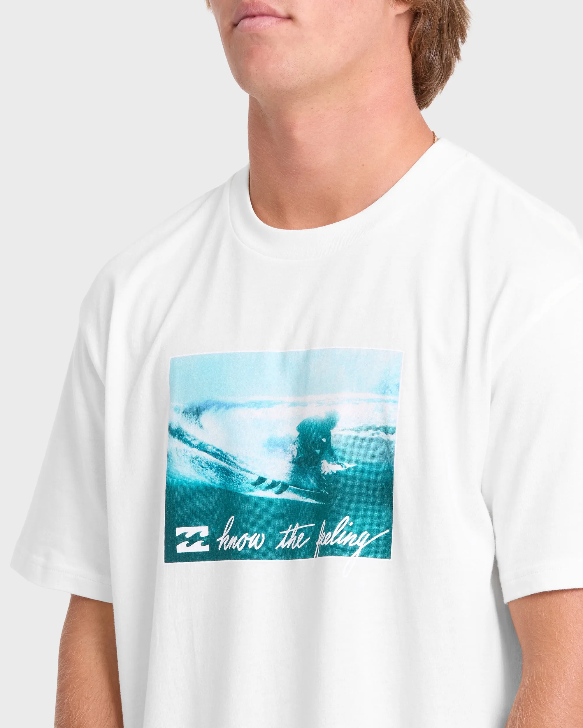 Lucid Premium Short Sleeve Cotton Graphic T-Shirt - Off White sold by Billabong product image thumbnail 5