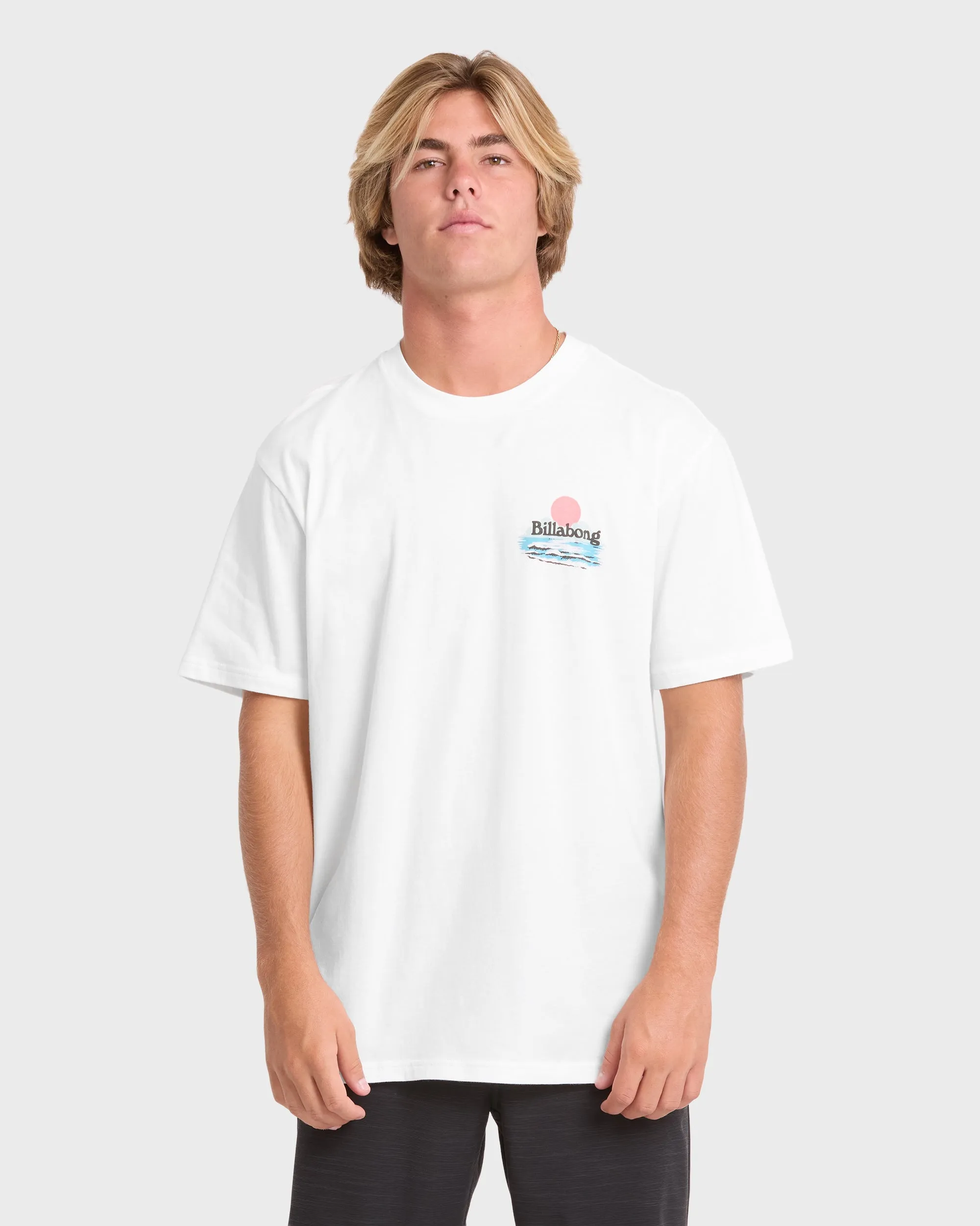 Lounge Premium Short Sleeve Knit Graphic T-Shirt - Off White sold by Billabong product image thumbnail 2