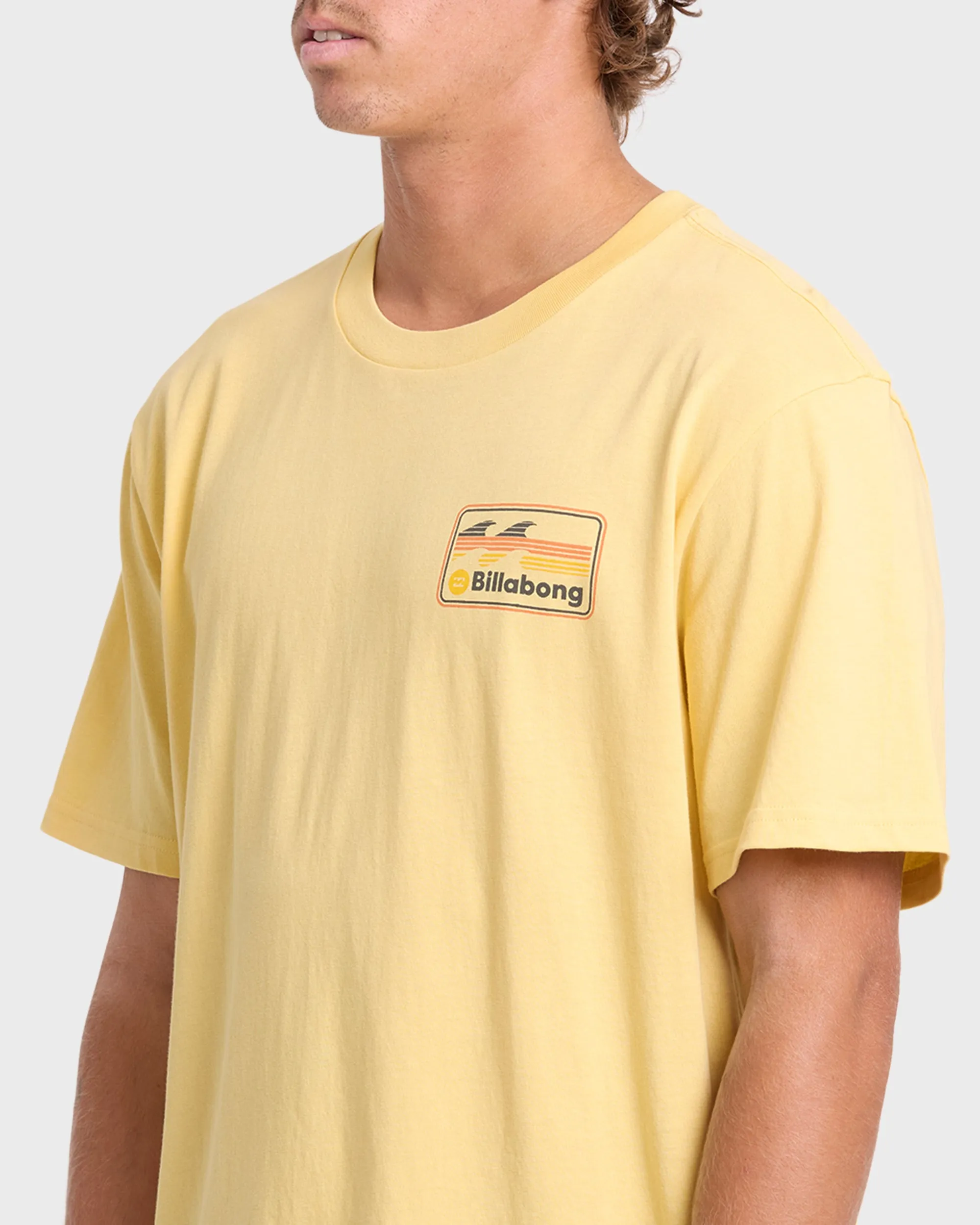 Runner Premium Short Sleeve Cotton T-Shirt - Raffia sold by Billabong product image thumbnail 5