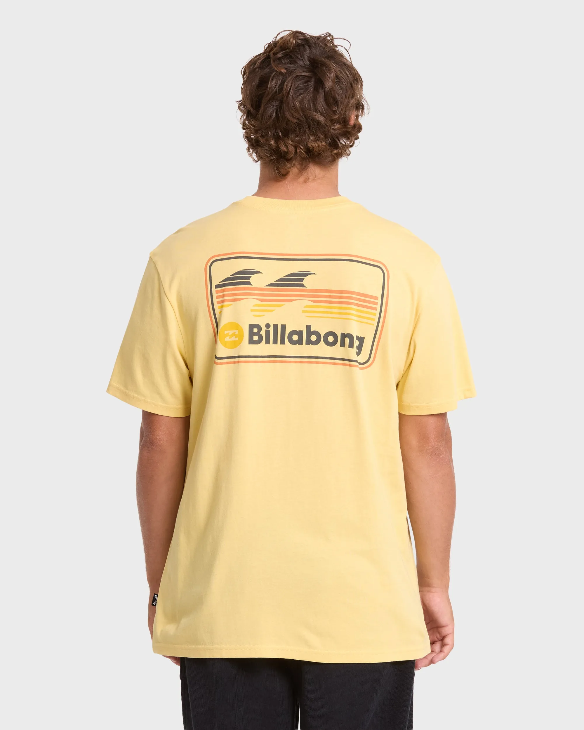 Runner Premium Short Sleeve Cotton T-Shirt - Raffia sold by Billabong product image thumbnail 2