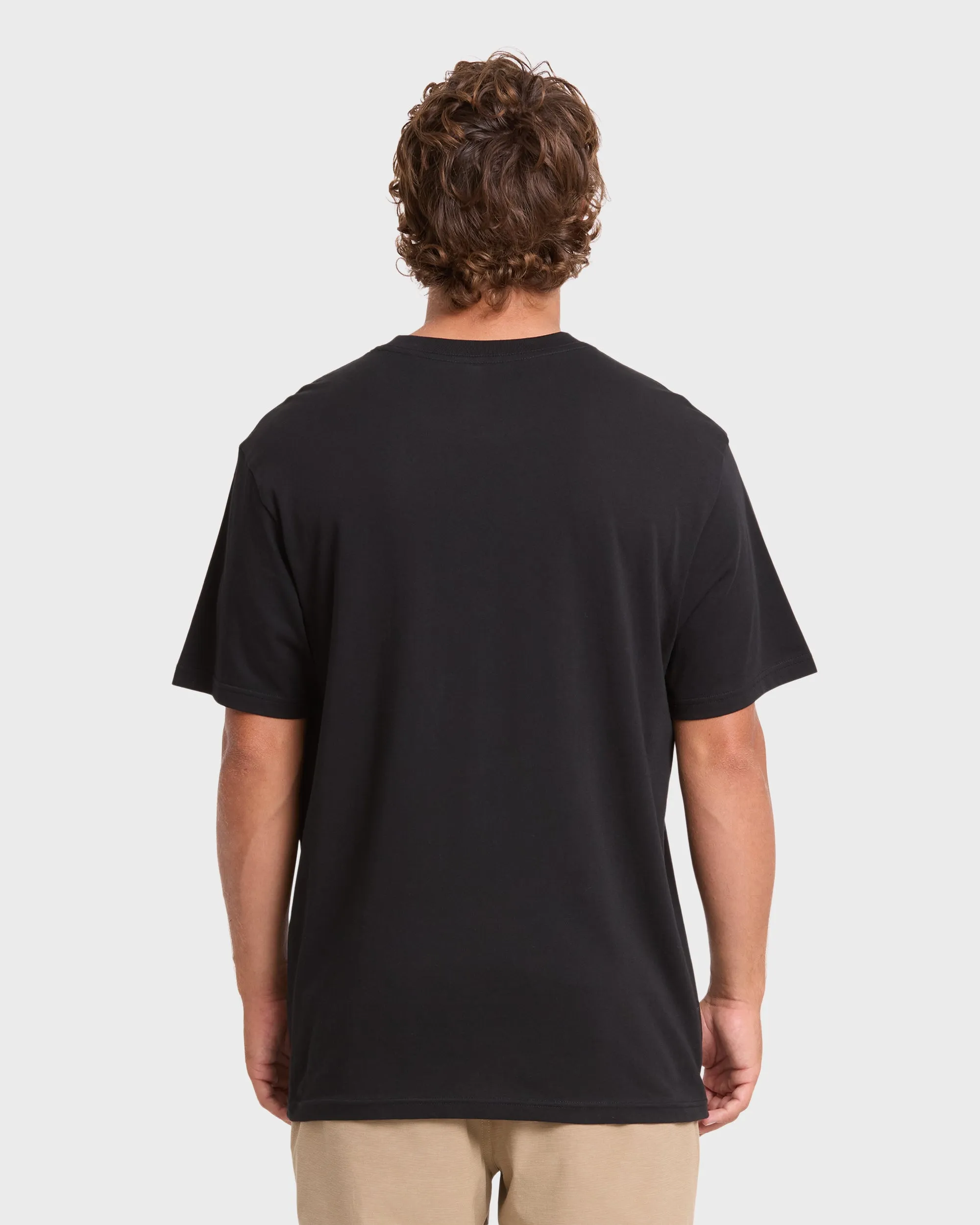 Mainstay Premium Short Sleeve Cotton T-Shirt - Black sold by Billabong product image thumbnail 2