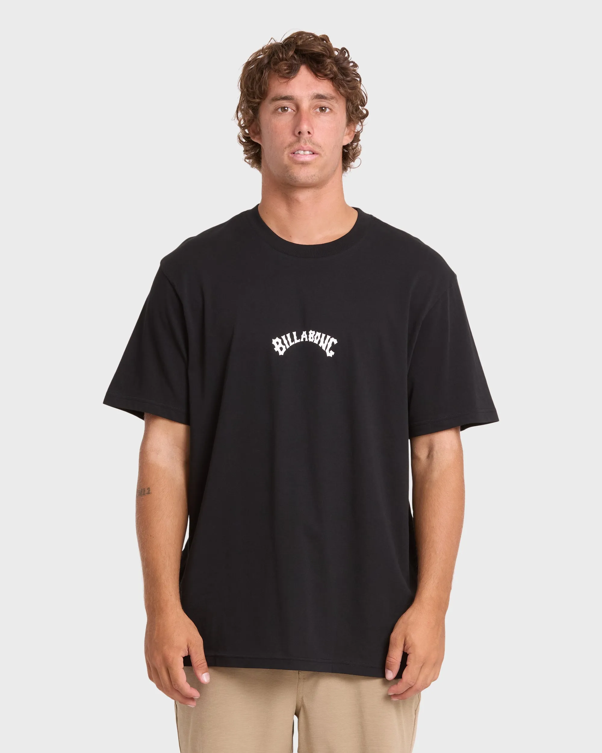 Mainstay Premium Short Sleeve Cotton T-Shirt - Black sold by Billabong
