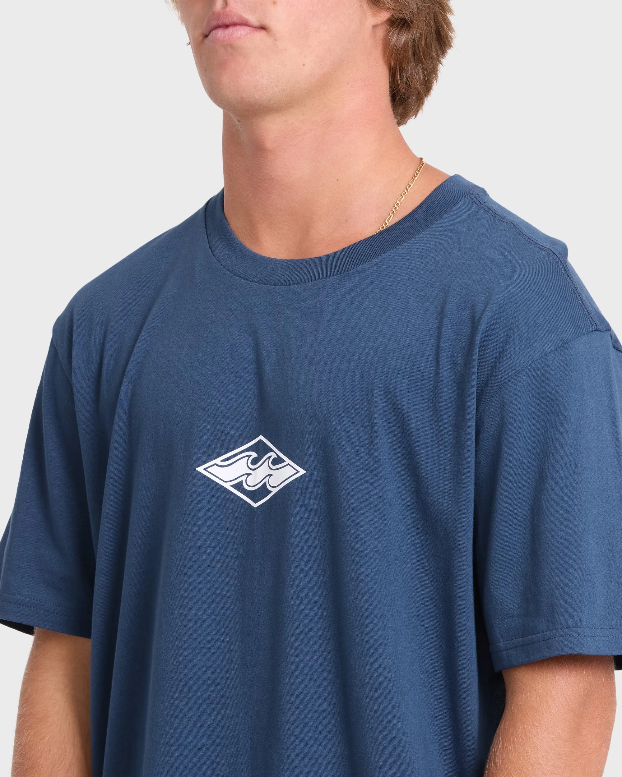 Mainstay Premium Short Sleeve Cotton T-Shirt - Dark Denim sold by Billabong product image thumbnail 5