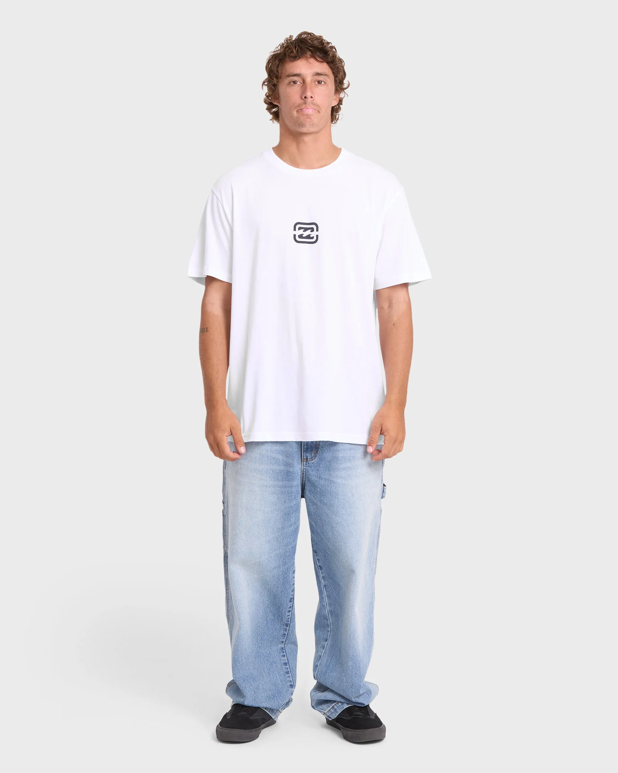 Mainstay Premium Short Sleeve Cotton T-Shirt - White sold by Billabong product image thumbnail 3
