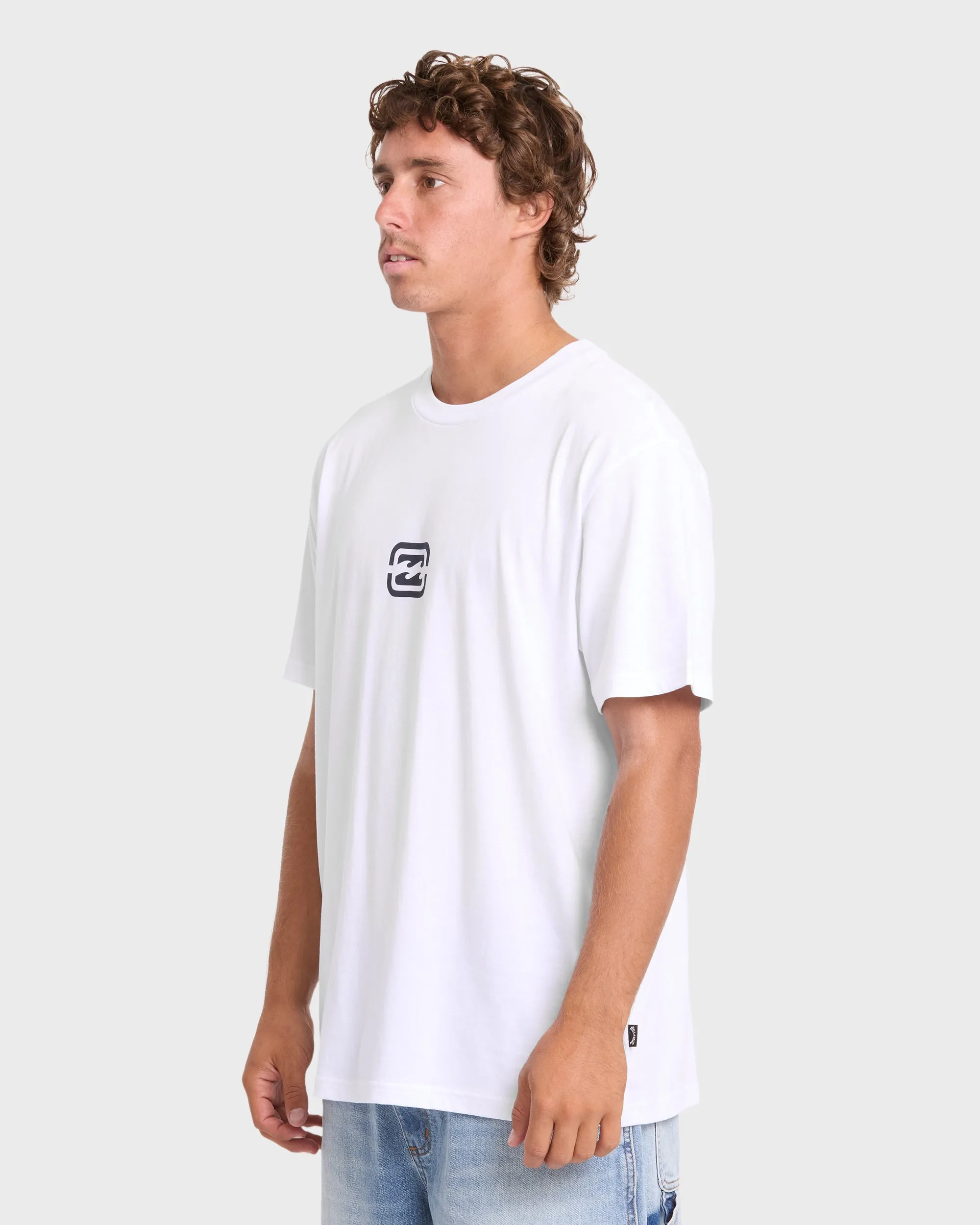Mainstay Premium Short Sleeve Cotton T-Shirt - White sold by Billabong product image thumbnail 4