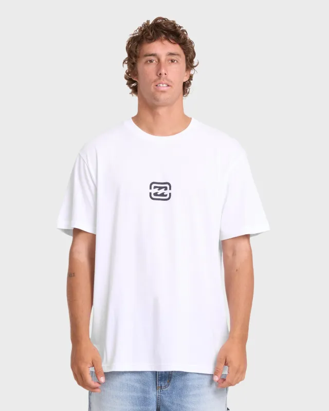 Mainstay Premium Short Sleeve Cotton T-Shirt - White made by Billabong