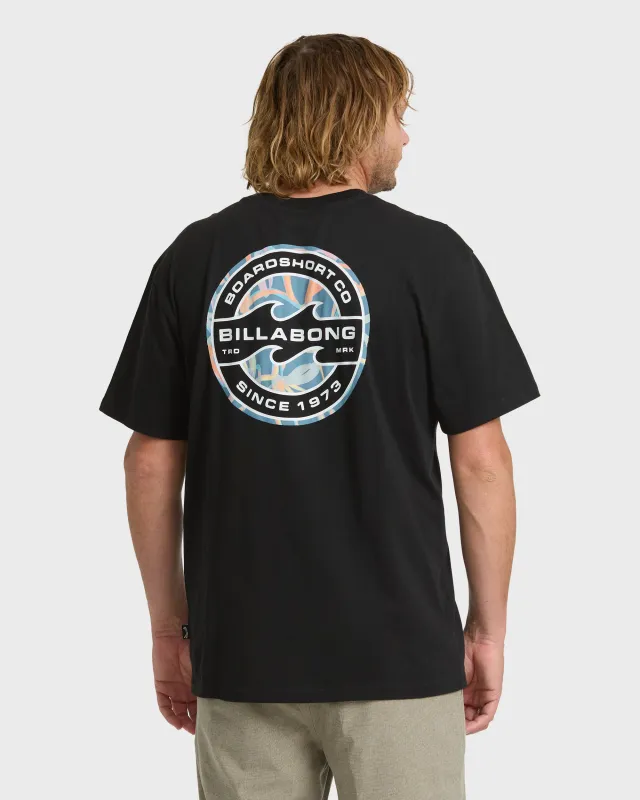Hollow Premium Short Sleeve Knit T-Shirt - Black made by Billabong