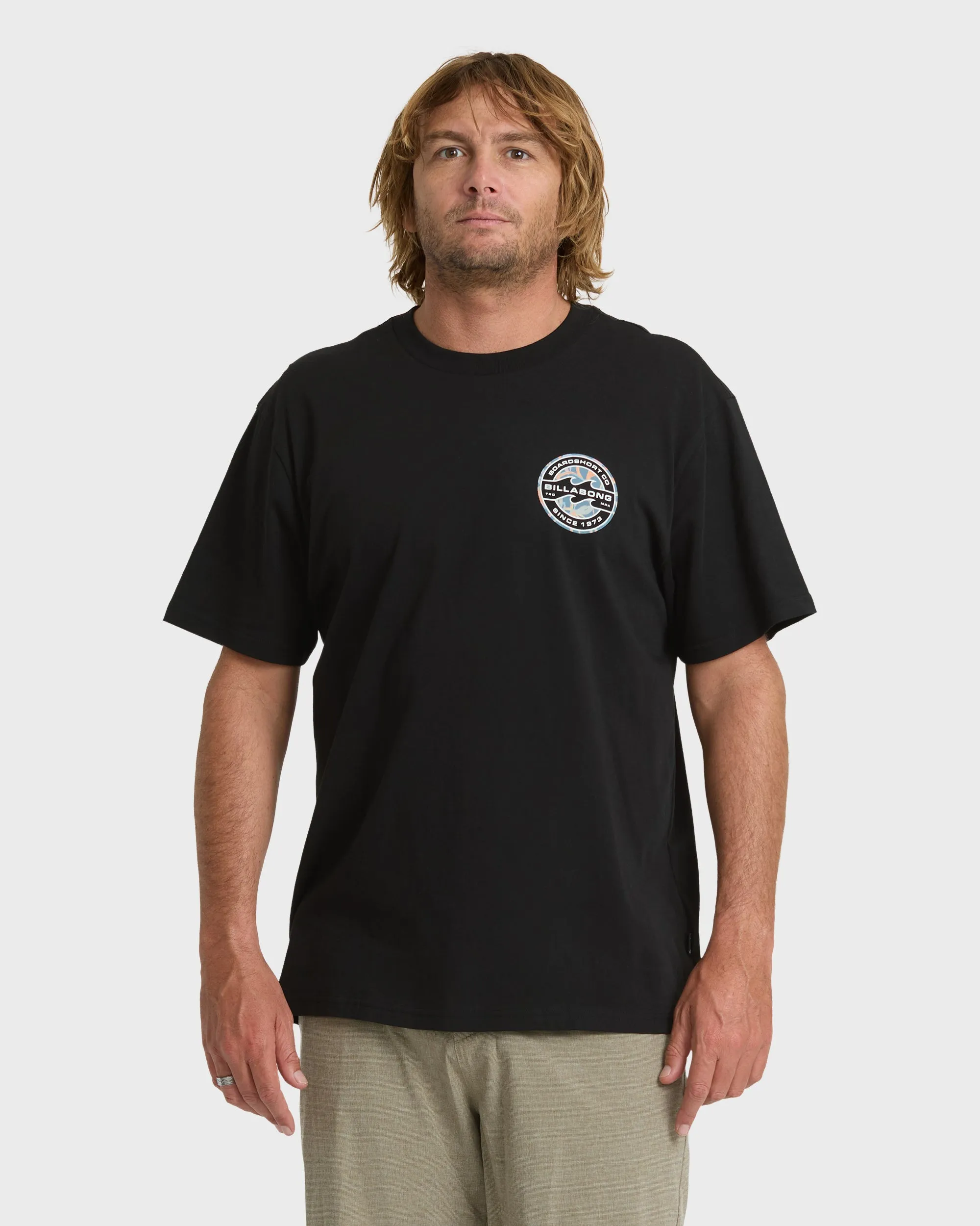 Hollow Premium Short Sleeve Knit T-Shirt - Black sold by Billabong product image thumbnail 2