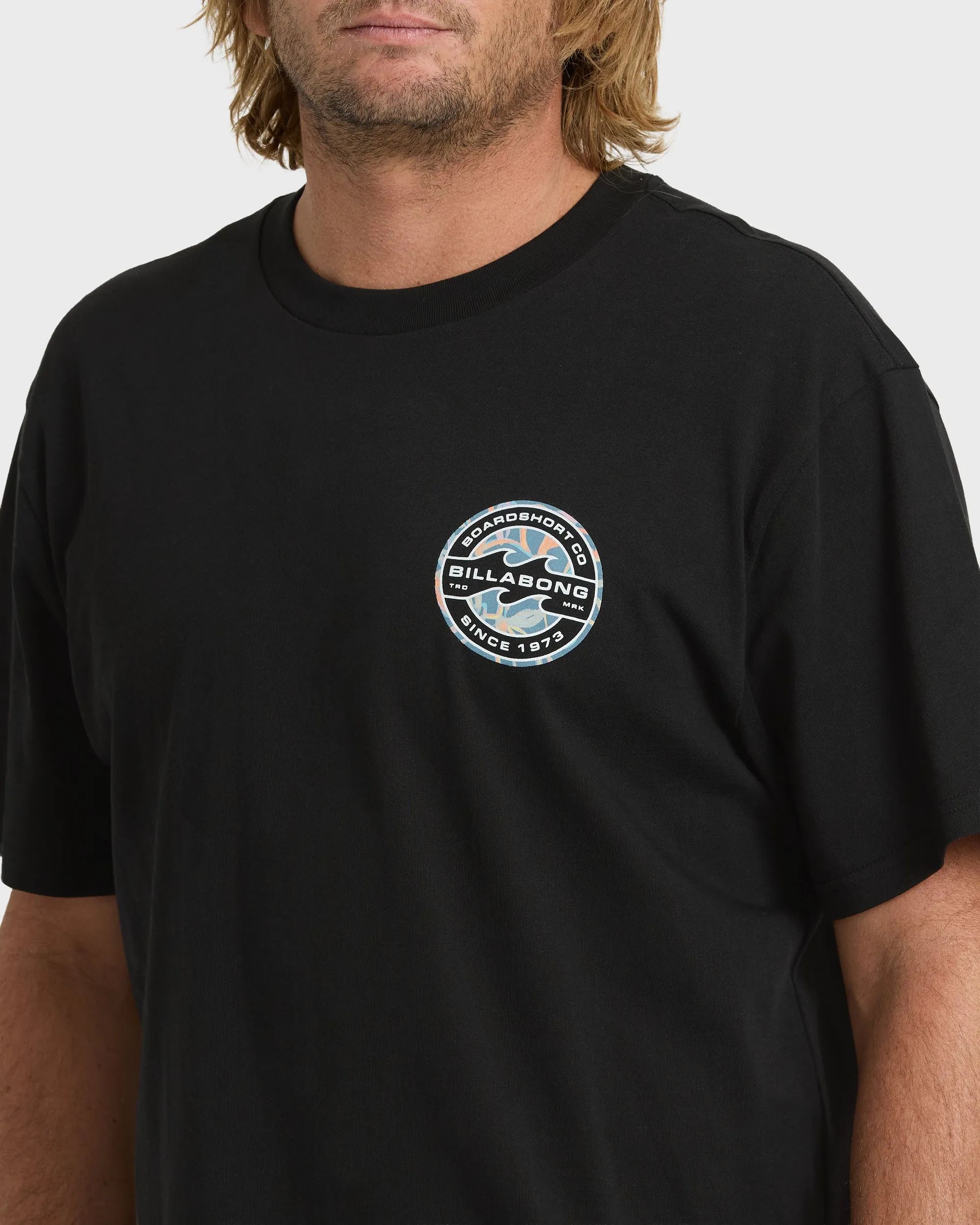 Hollow Premium Short Sleeve Knit T-Shirt - Black sold by Billabong product image thumbnail 5
