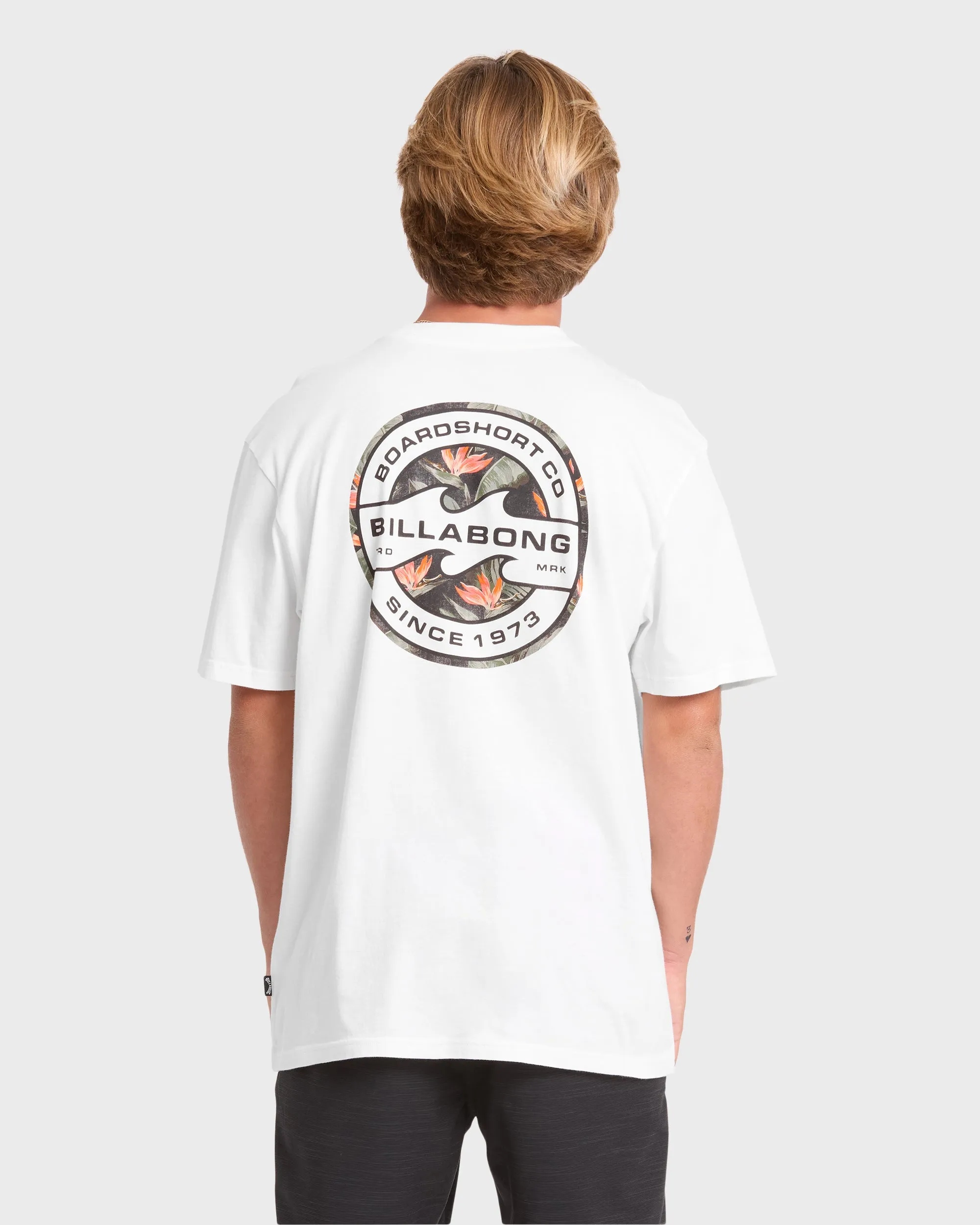 Hollow Premium Short Sleeve Knit T-Shirt - Off White sold by Billabong product image thumbnail 2