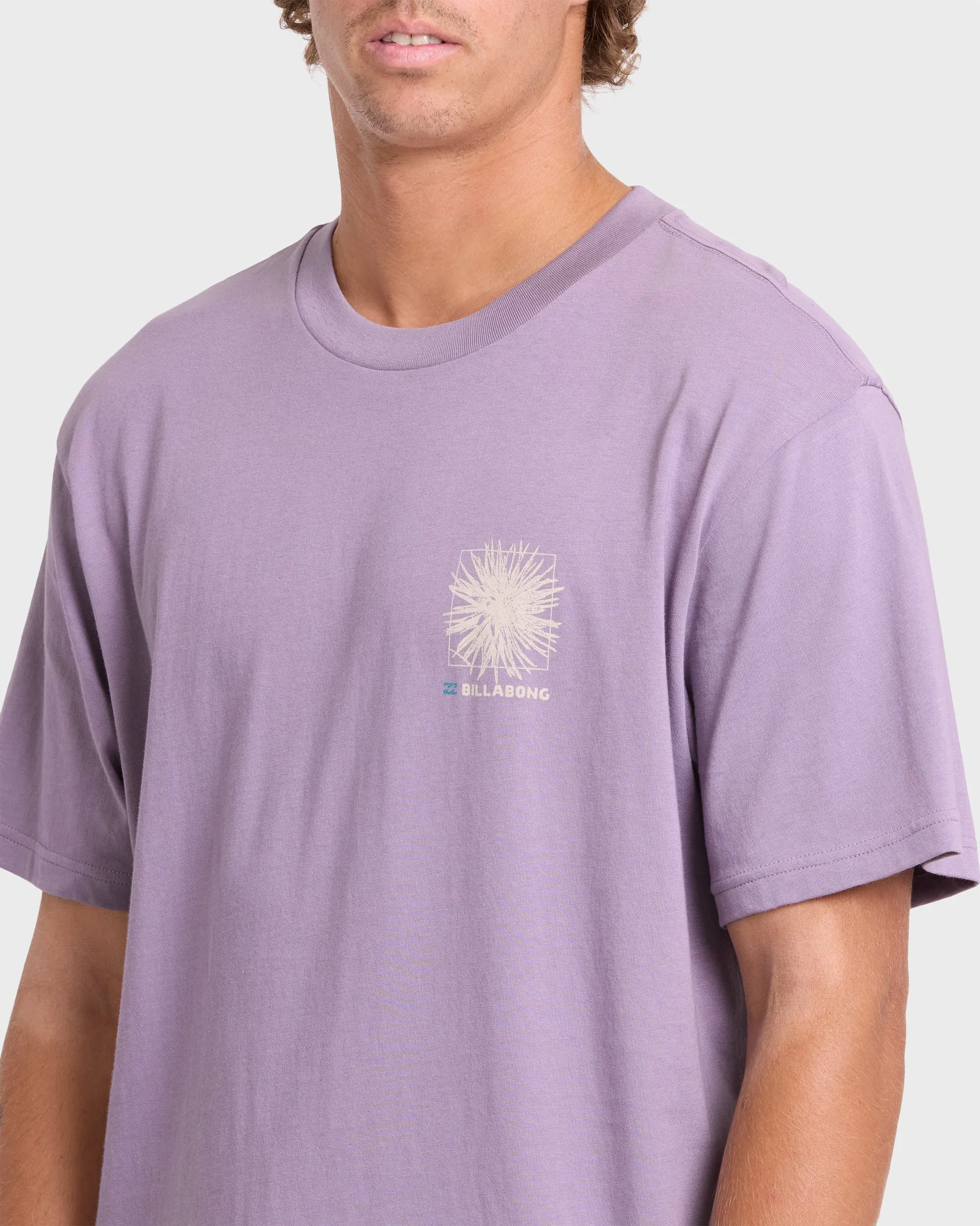 Montage Premium Short Sleeve Cotton T-Shirt - Purple Ash sold by Billabong product image thumbnail 5