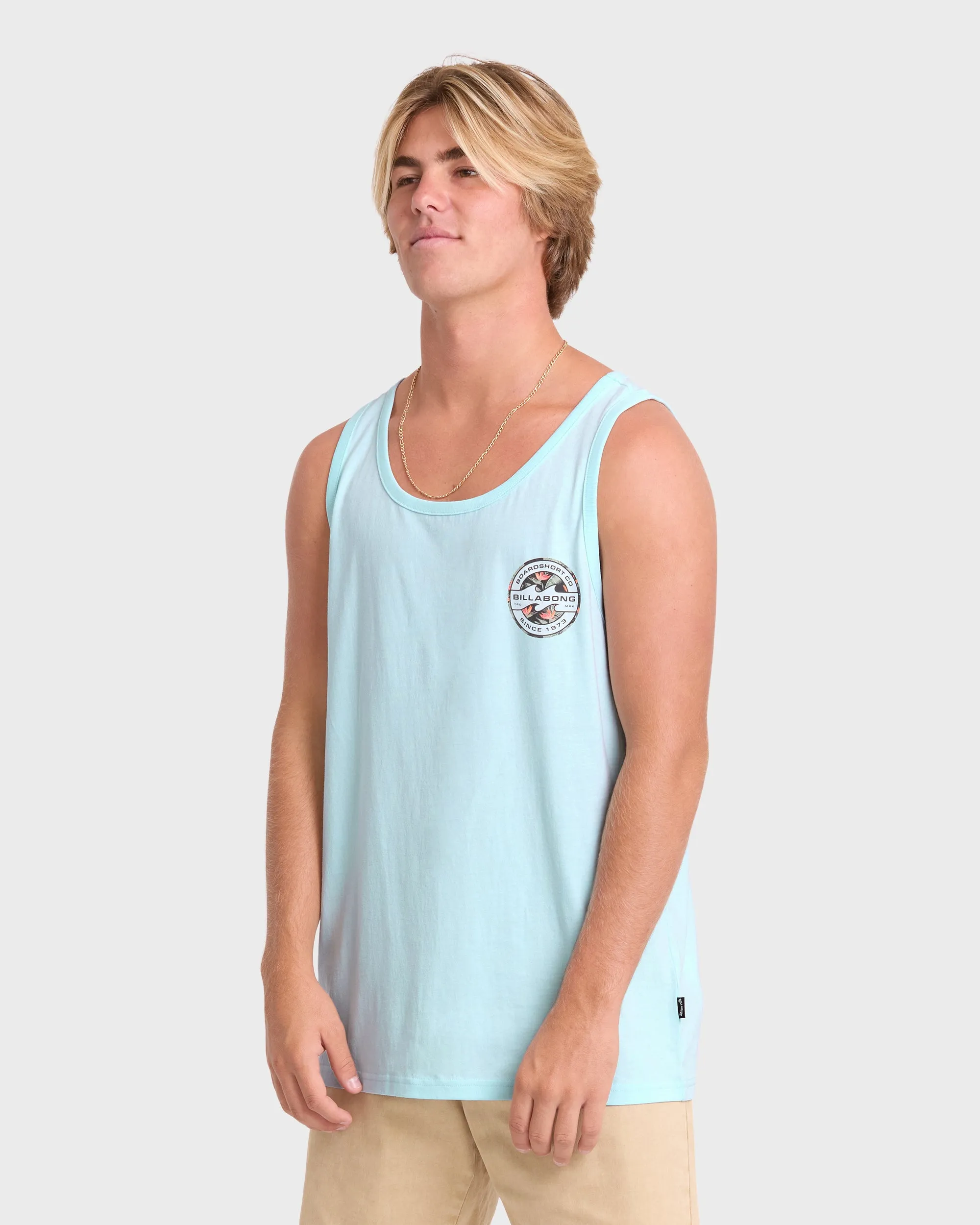 Hollow Premium Tank Top - Coastal Blue sold by Billabong product image thumbnail 4