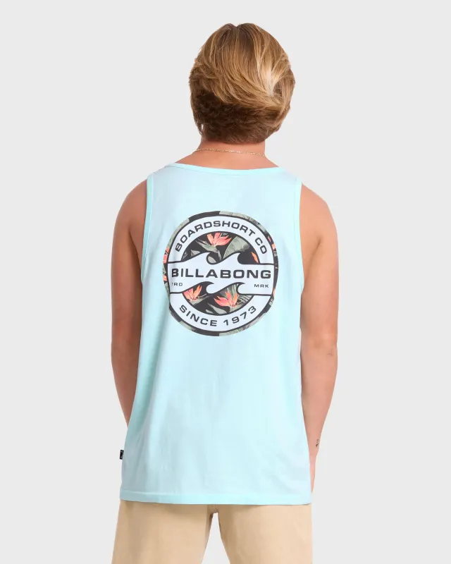Hollow Premium Tank Top - Coastal Blue made by Billabong